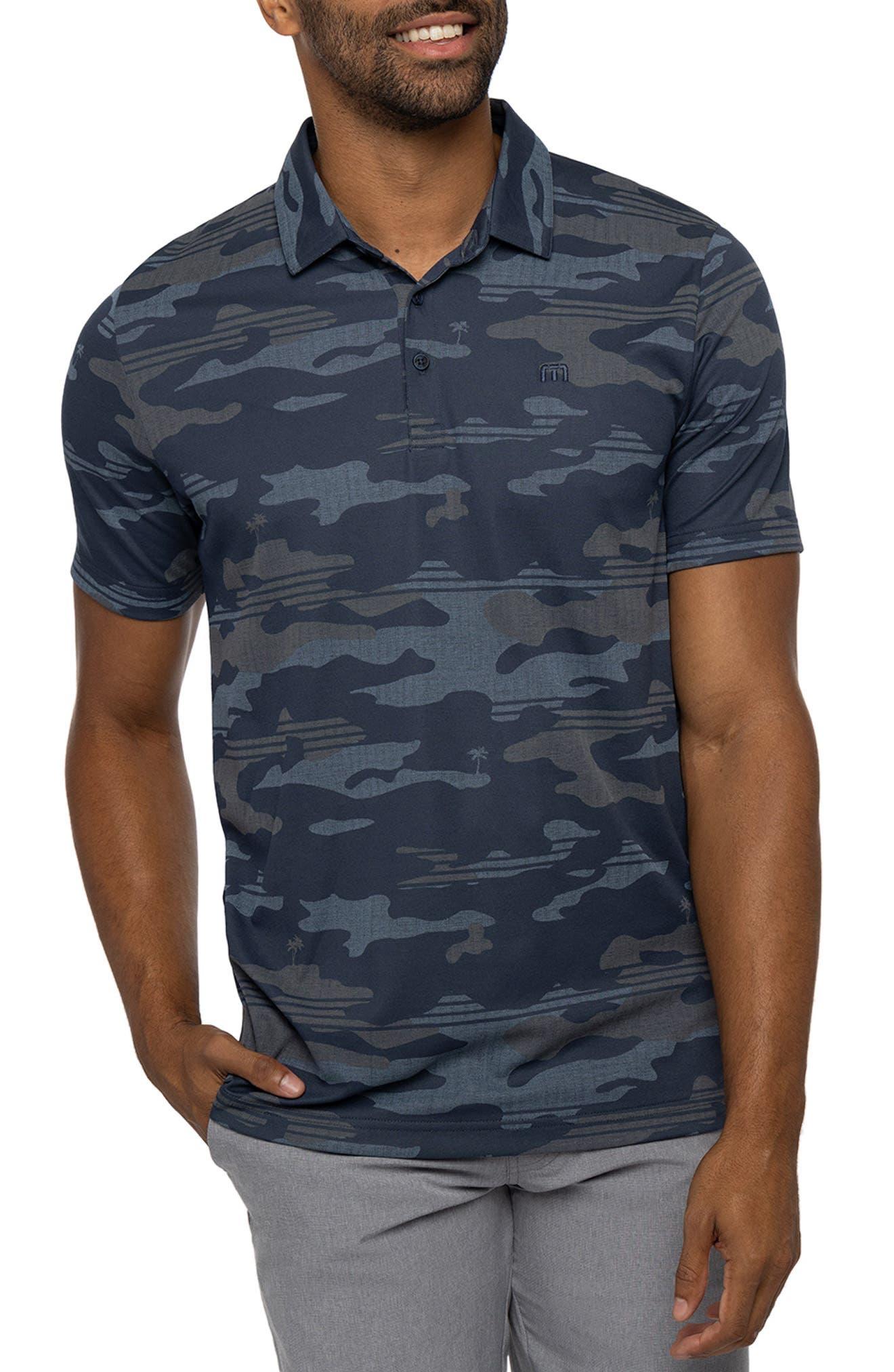 Men’s Grey Camo Polo main image 1