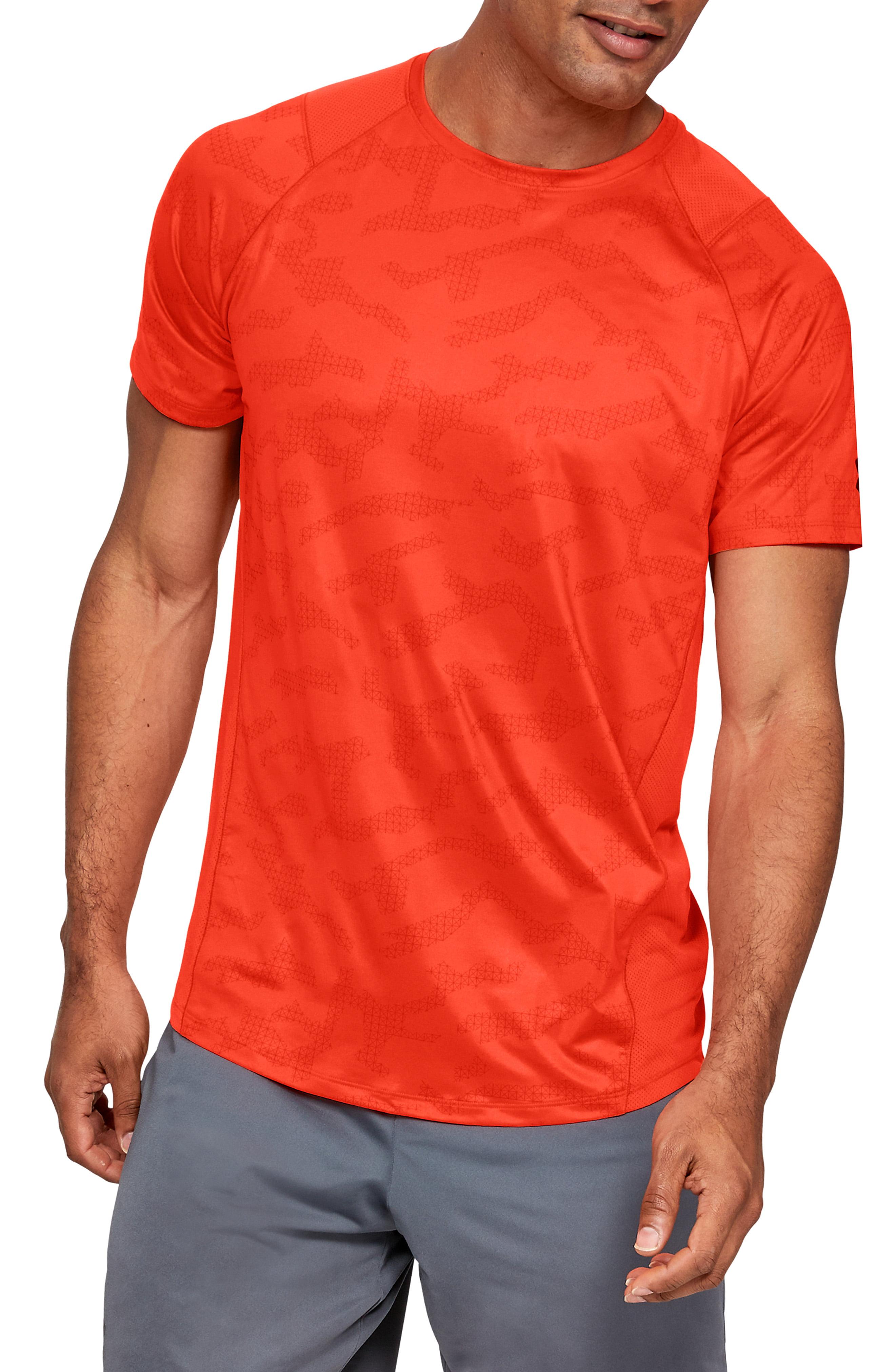 Lyst Under Armour Mk1 Heatgear Raglan Tshirt in Orange for Men