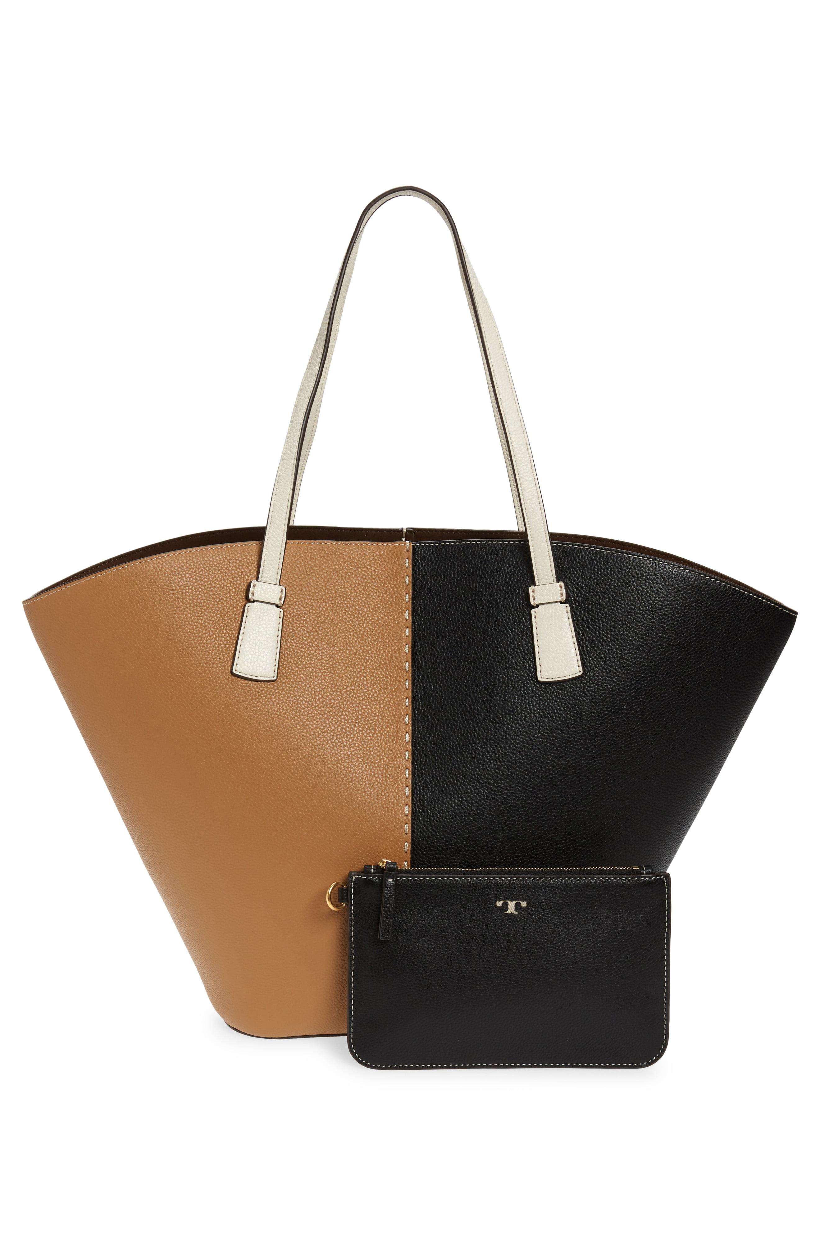 Tory burch mcgraw color block shopper tote sale