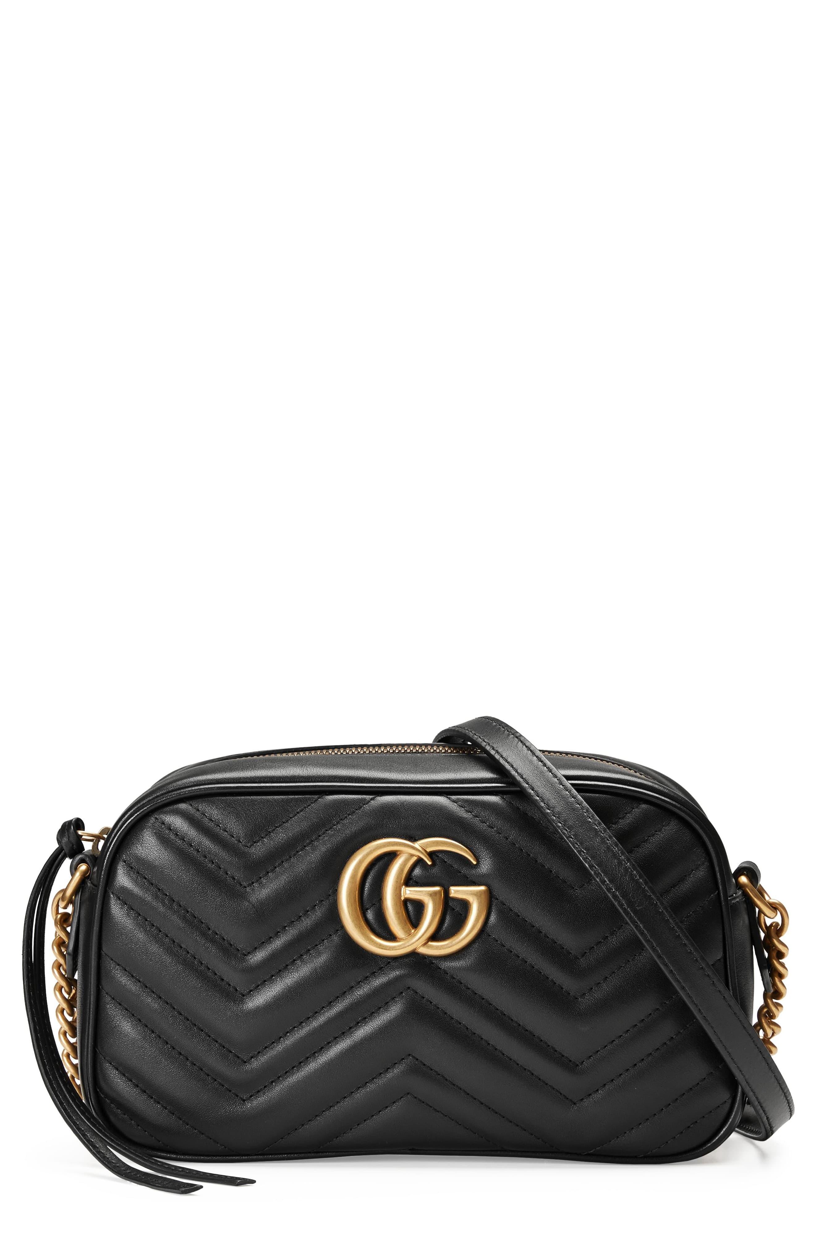 Gucci Small Gg Marmont 2.0 Matelassé Leather Camera Bag - in Pink - Lyst