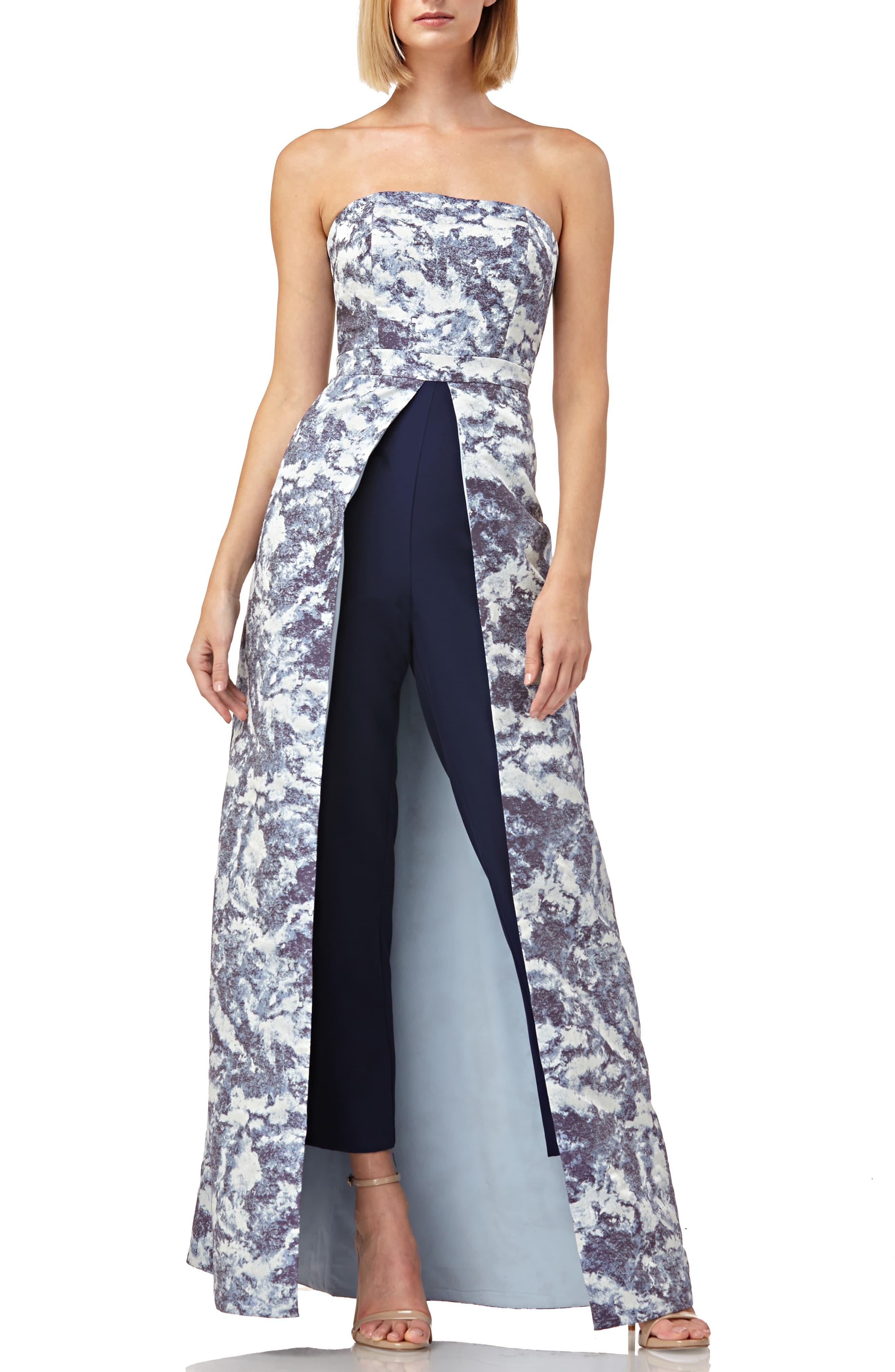 crepe maxi romper kay unger