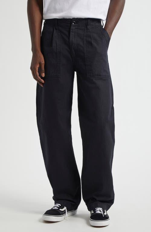 Noah Pleated Fatigue Pants in Blue for Men | Lyst
