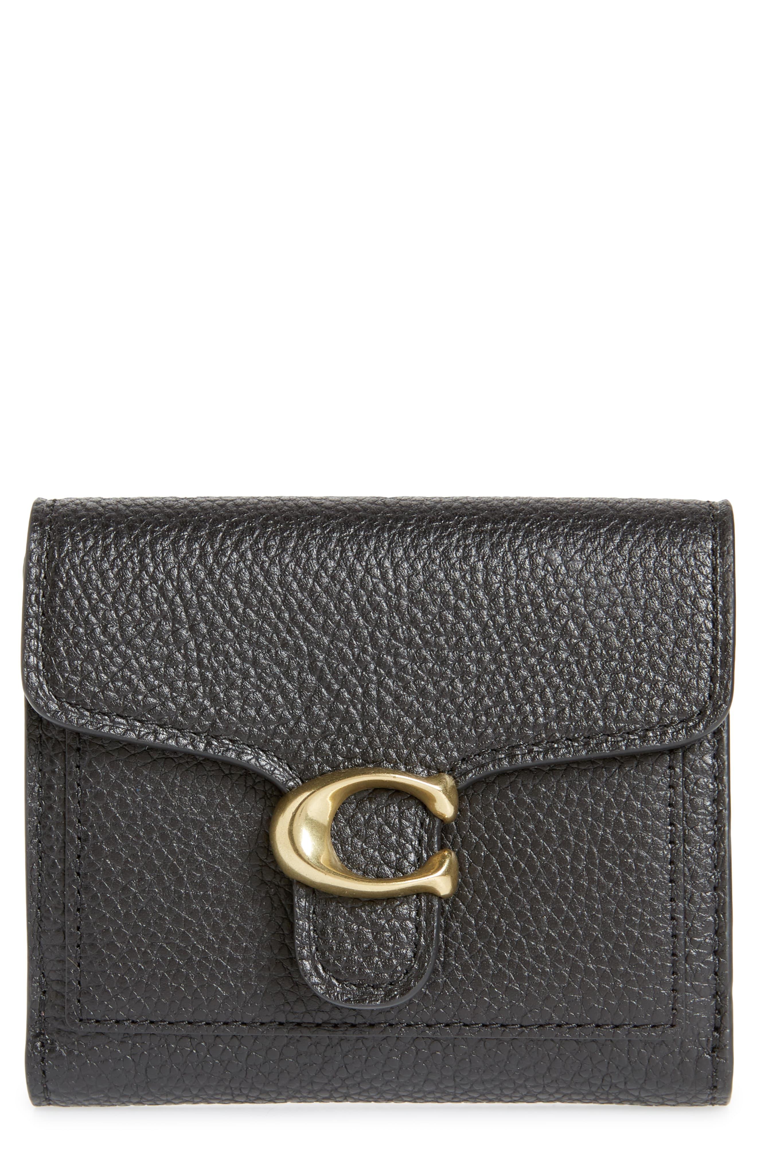 COACH Small Tabby Leather Wallet Lyst