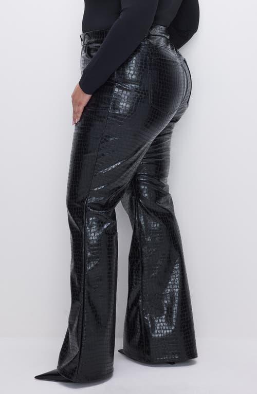 Pu Black Motel Leather Pants Motel Rocks FAROE PU TROUSER IN BLACK