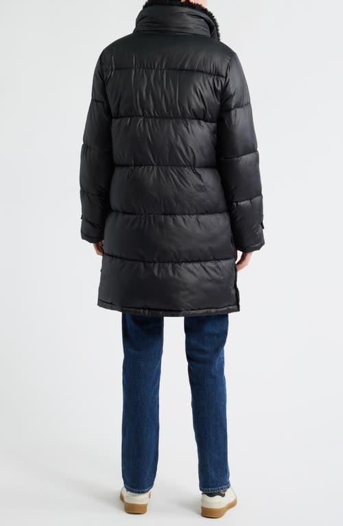 Sam Edelman Puffer Coat With Removable Hood in Black Lyst