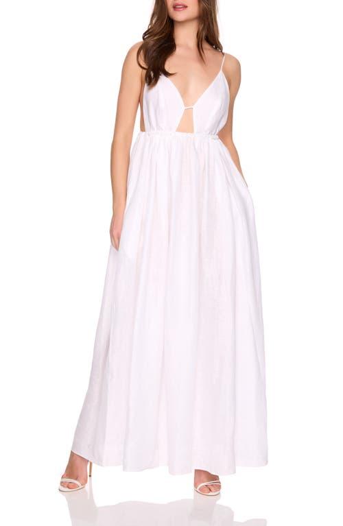 susana monaco white halter dress Susana Monaco Poplin Halter Maxi Dress With Tie Neck - Sugar