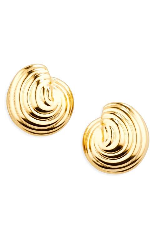 ★MISSOMA★ヘラ オーバーサイズ ドーム リッジ スタッド ピアス Hera Oversized Dome Ridge Stud Earrings | Silver Plated