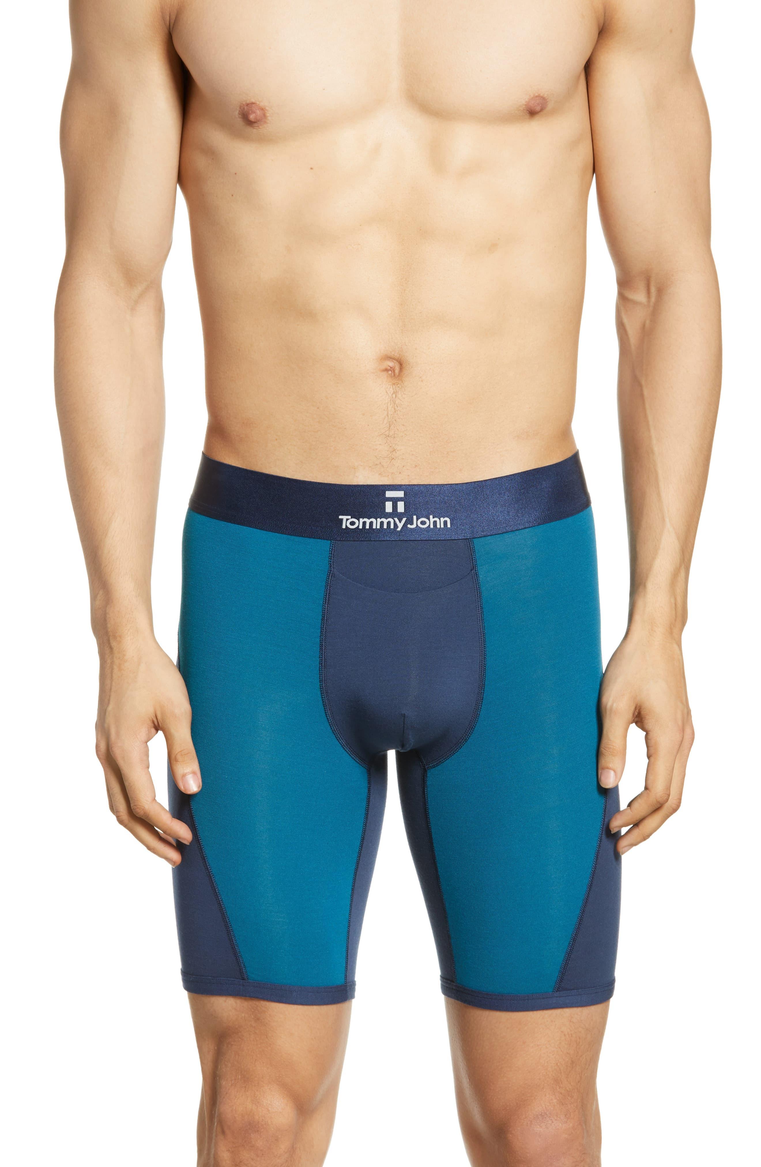 Tommy John Second Skin Wave Colorblock Boxer Briefs in Blue for Men - Lyst