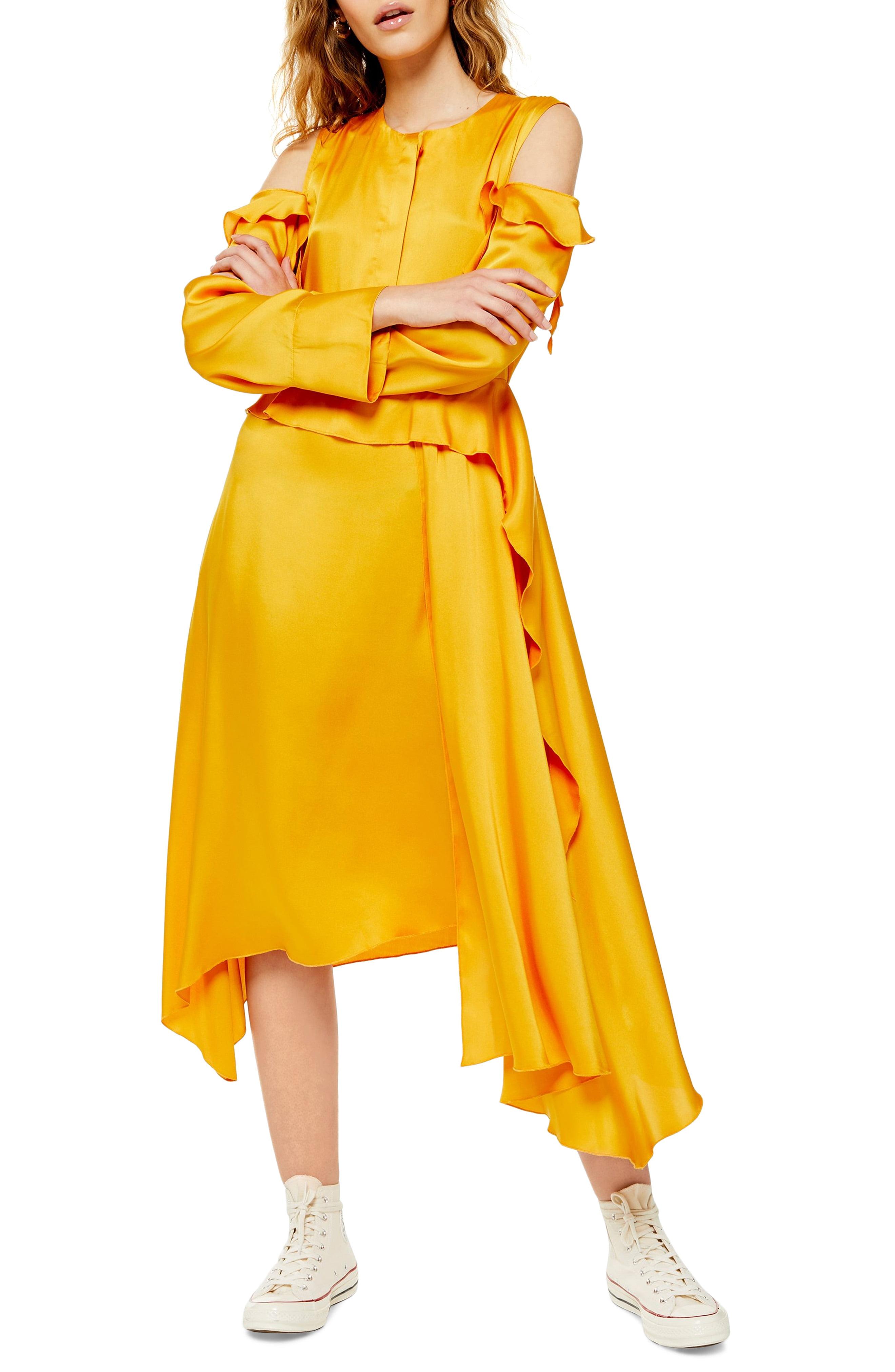 yellow boutique dress