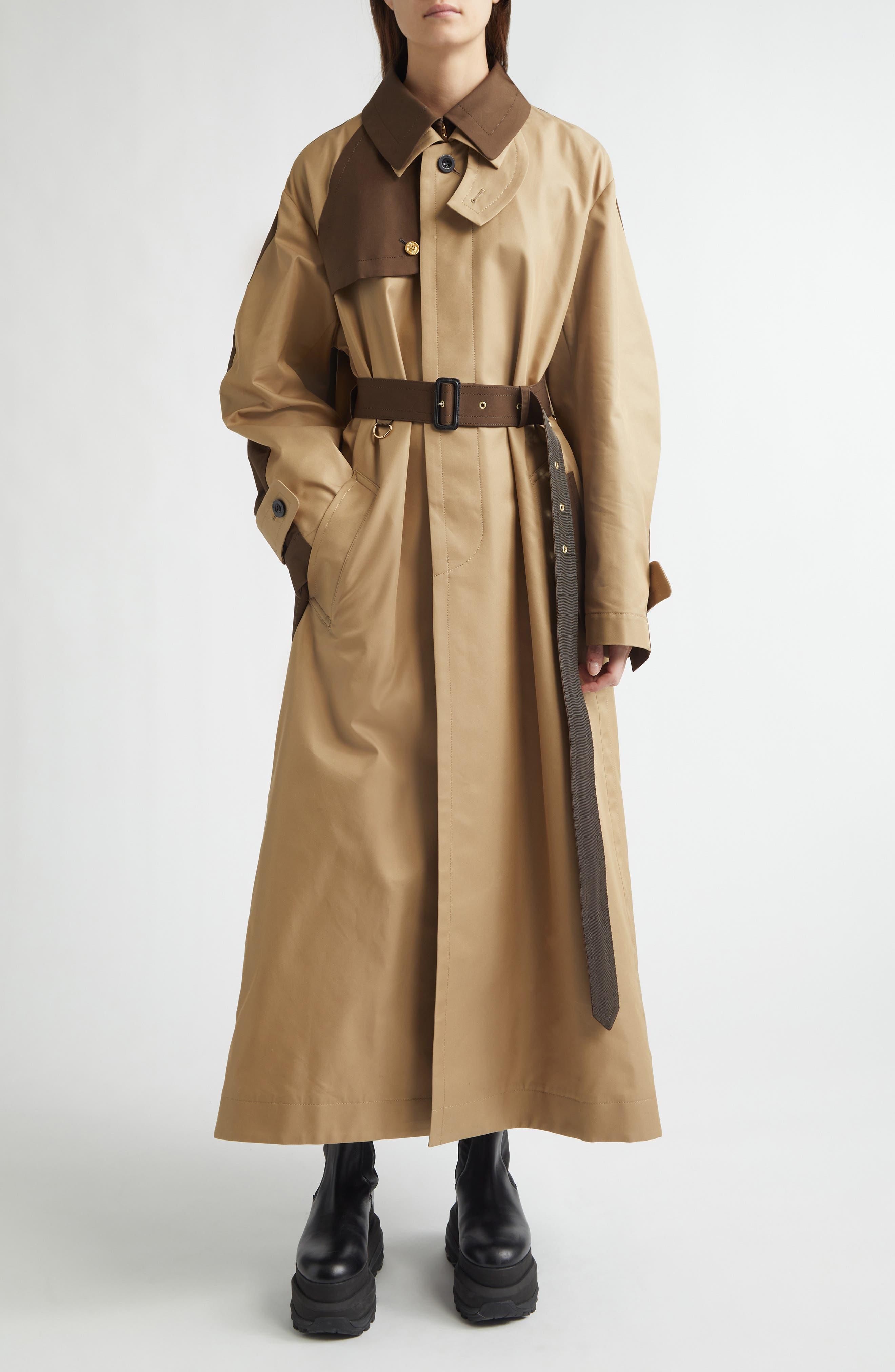 sacai-BeigeBrown-Colorblock-