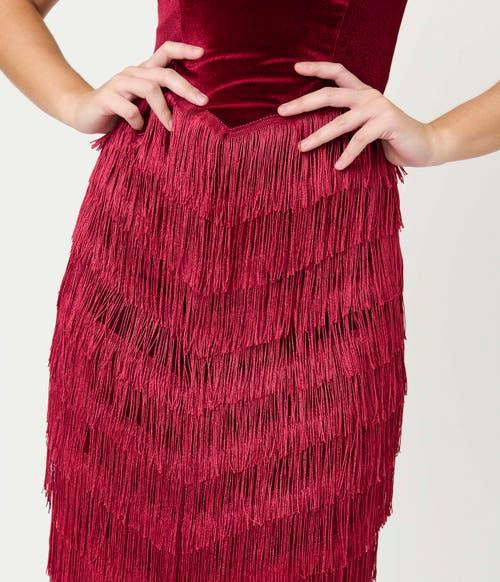 burgundy chevron dress Sunburst Chevron Dress | Burgundy  Carol Young