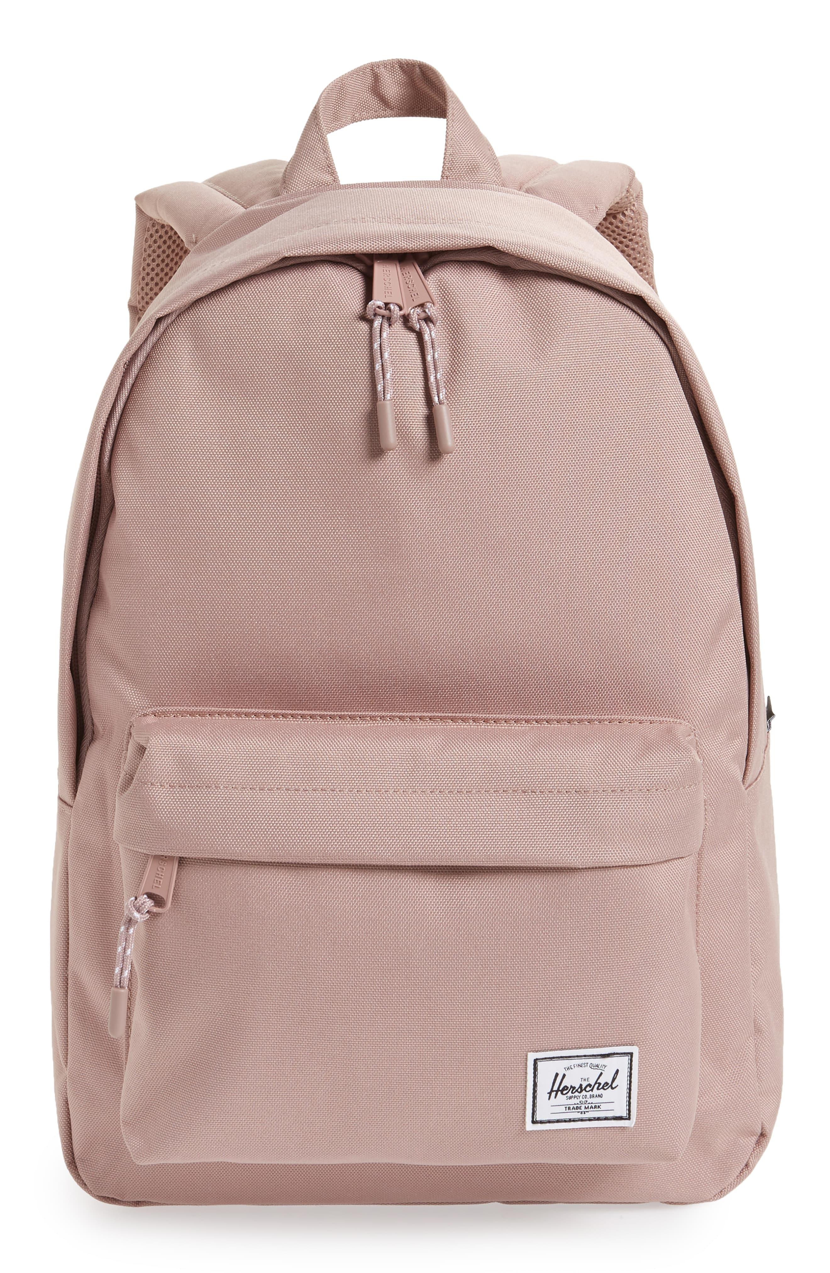 dusty rose herschel backpack