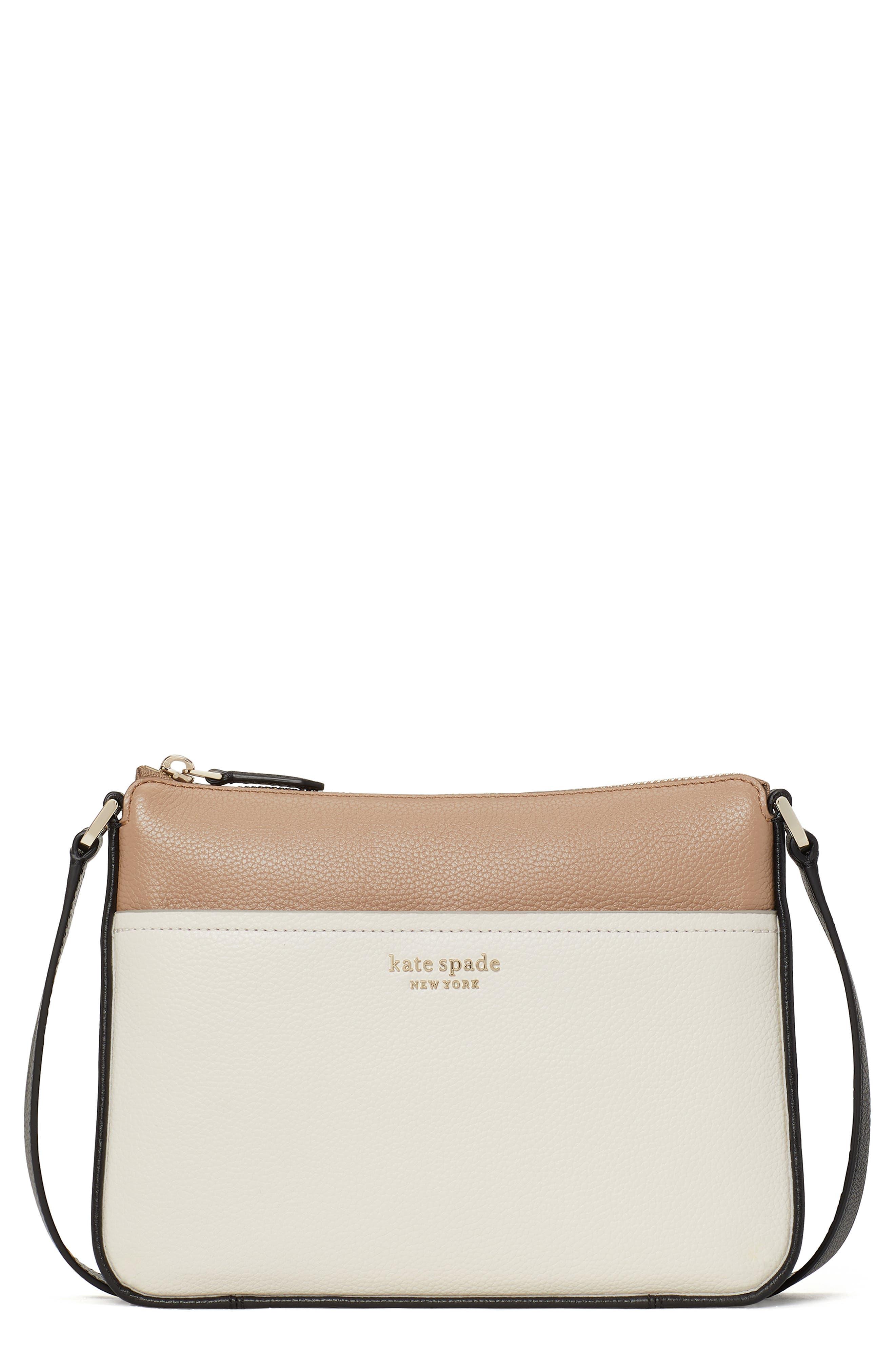 Kate Spade Run Around Leather Crossbody Bag in Gray Lyst