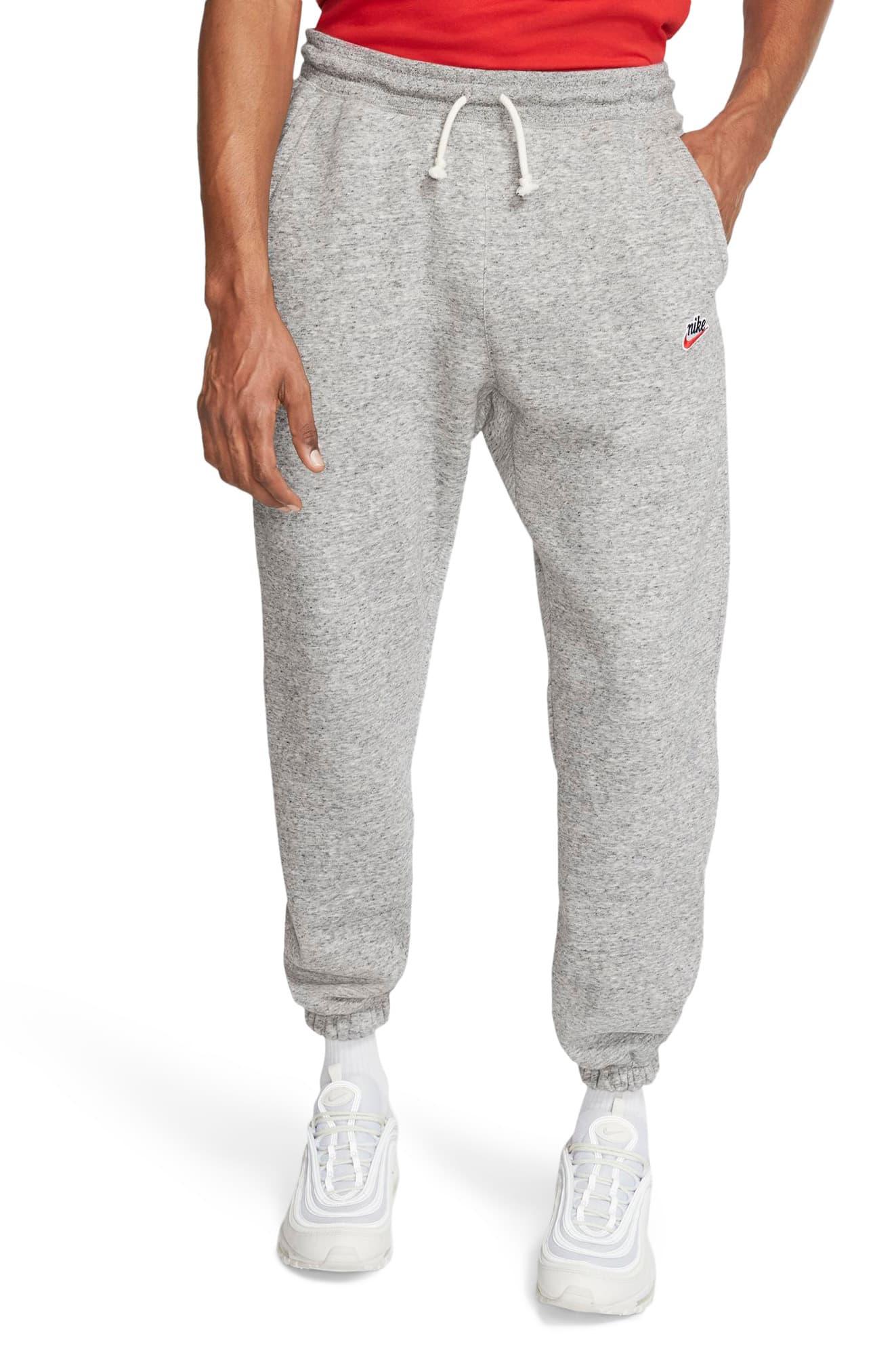 Nike Cotton Sportswear Heritage Jogger Sweatpants in Anthracite (Gray ...