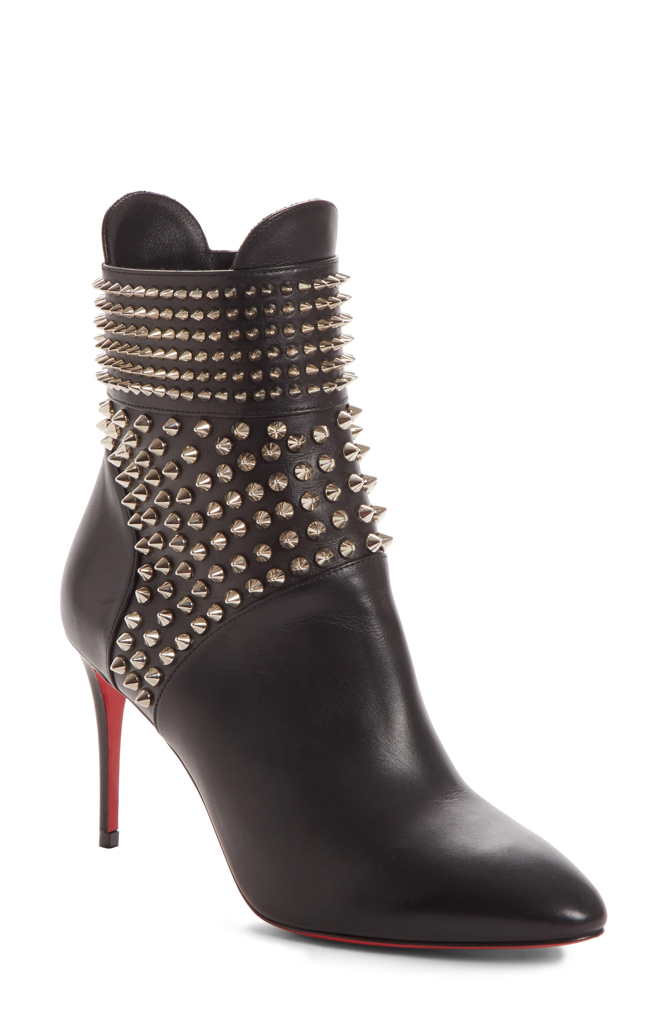 christian louboutin spike boots
