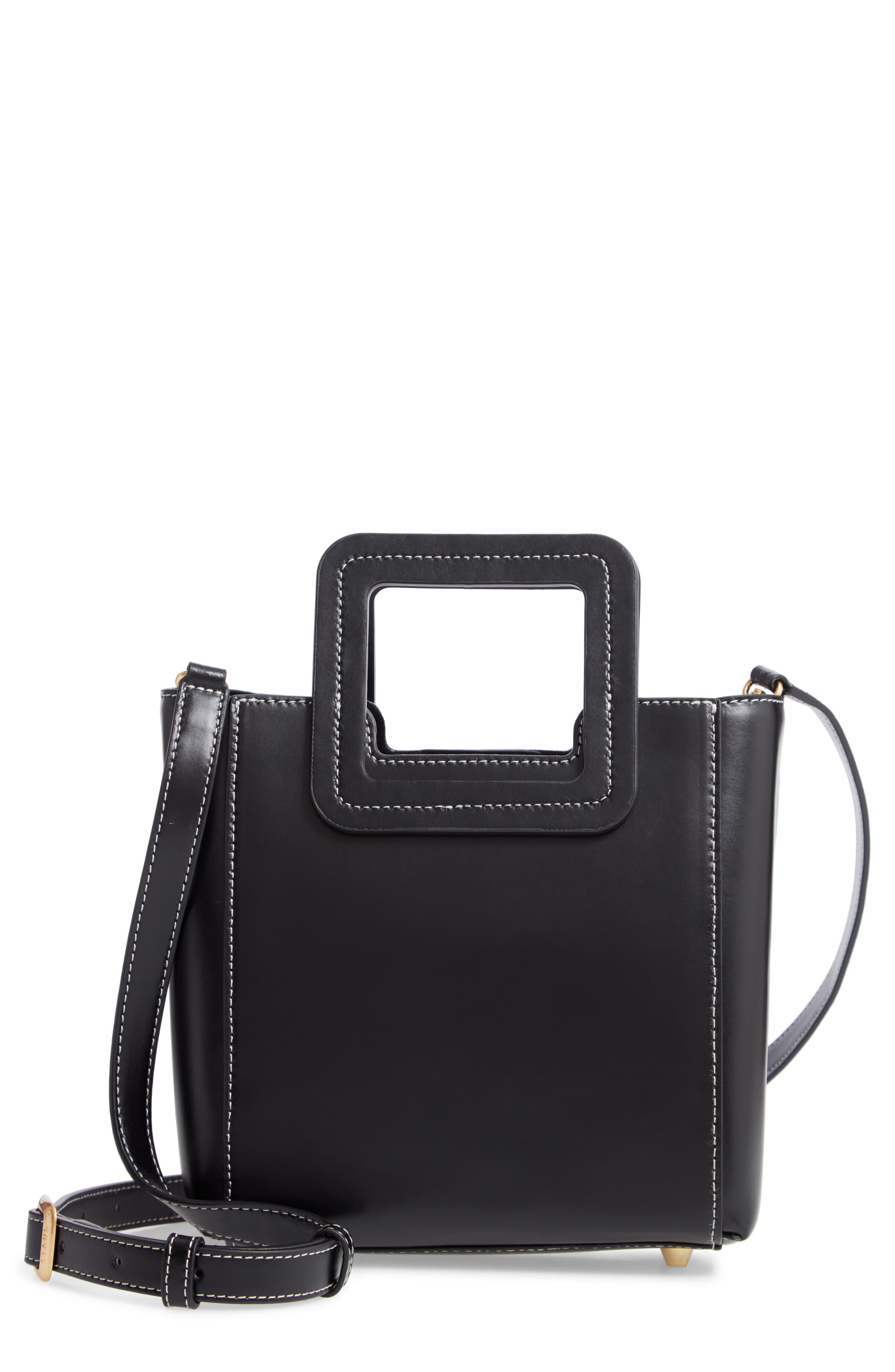 staud mini shirley bag black