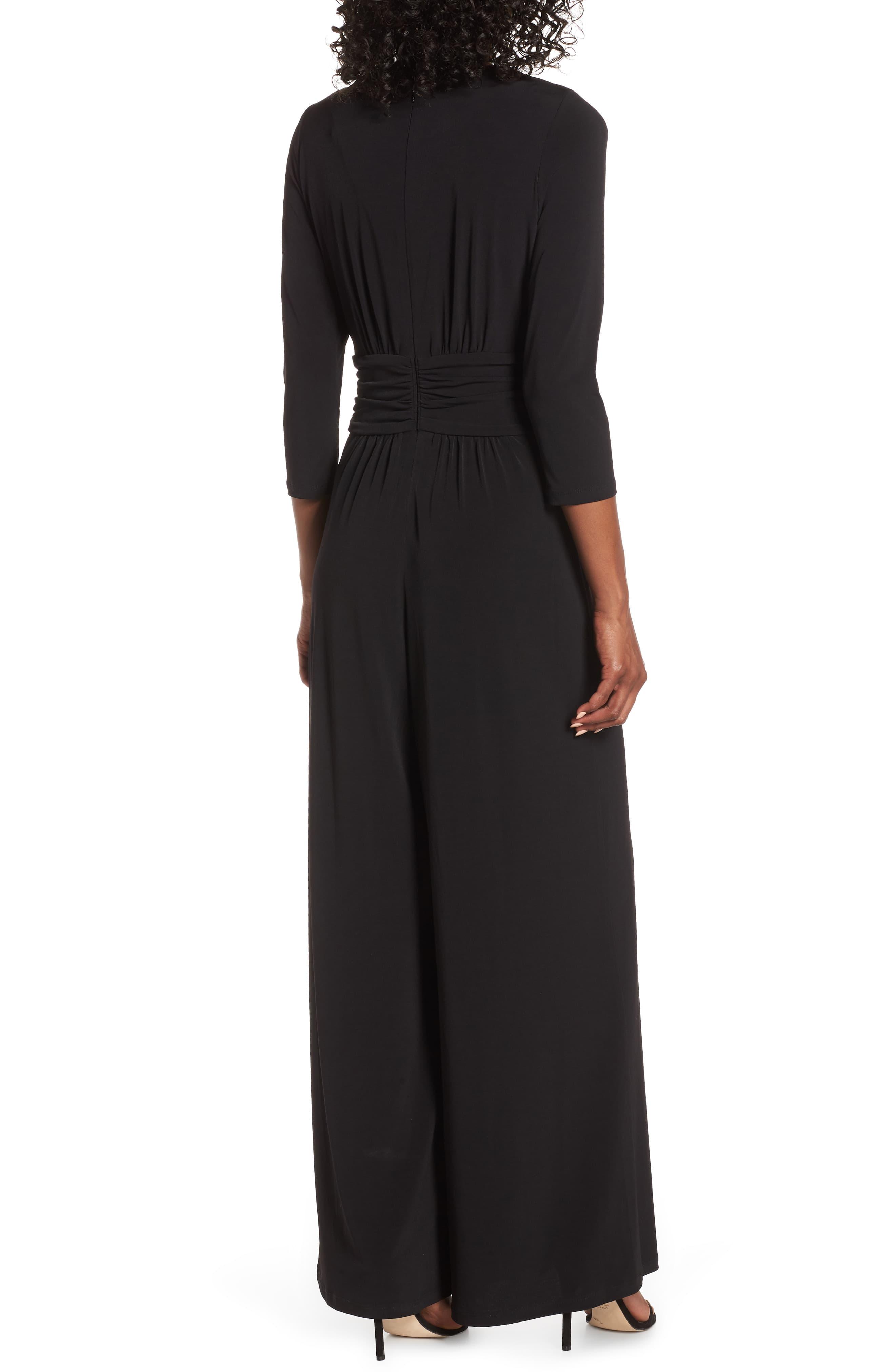 eliza j twist wide leg jumpsuit