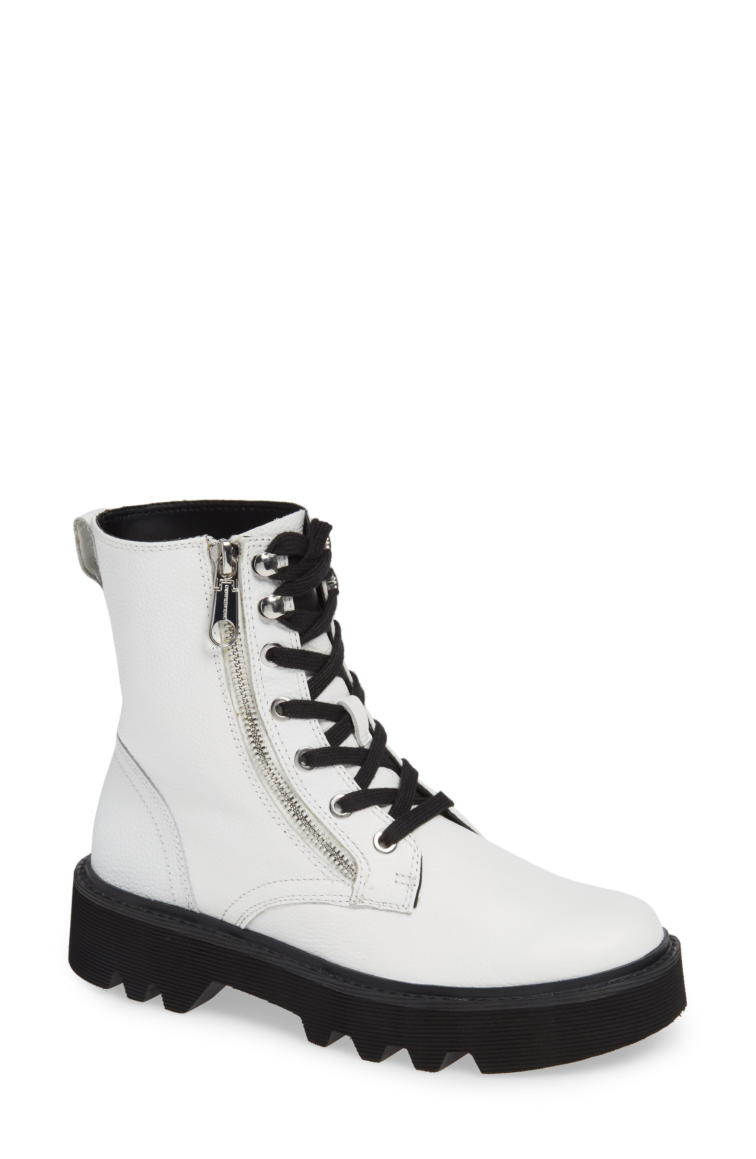 calvin klein combat boots