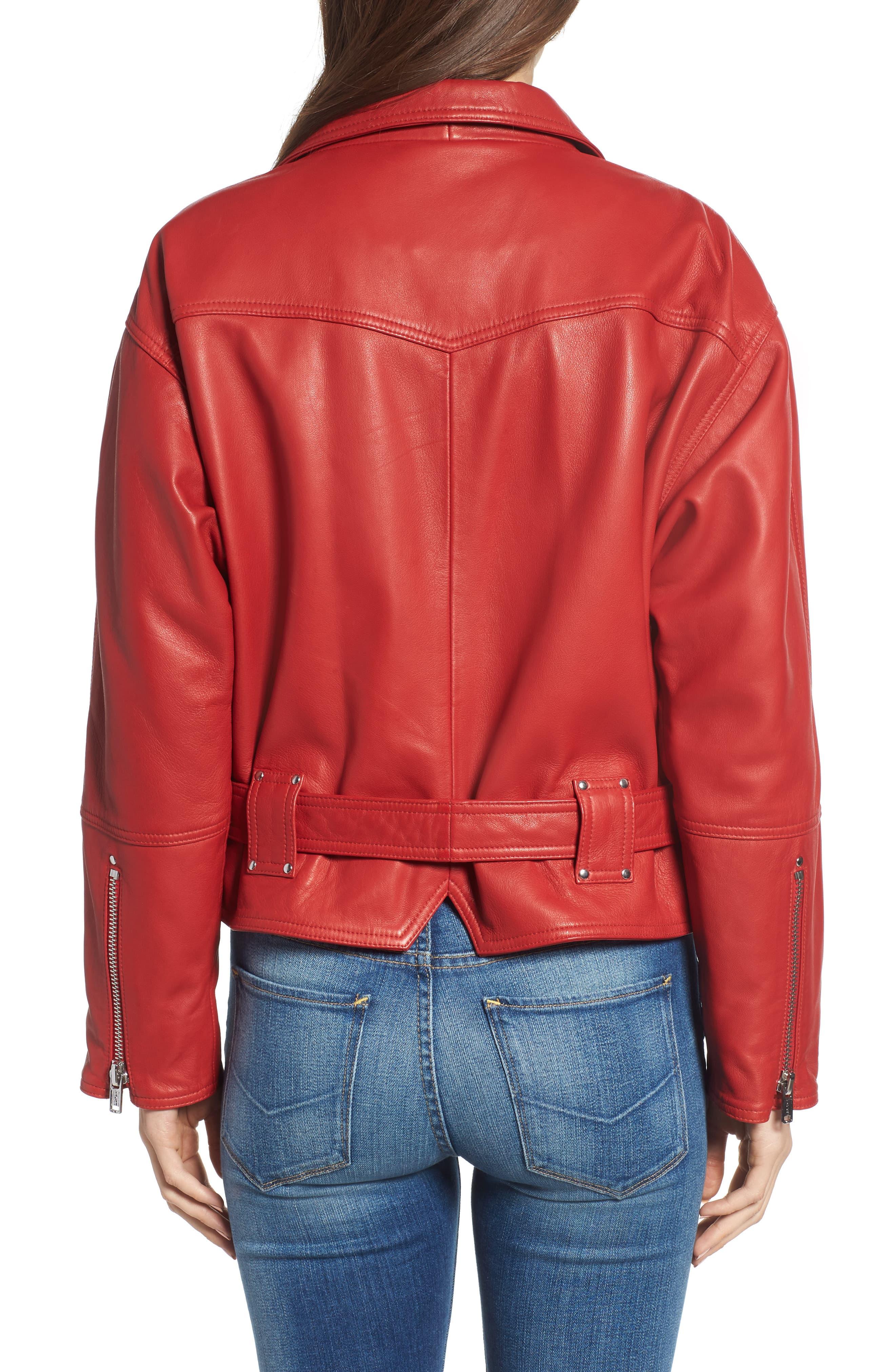 hudson jeans leather jacket