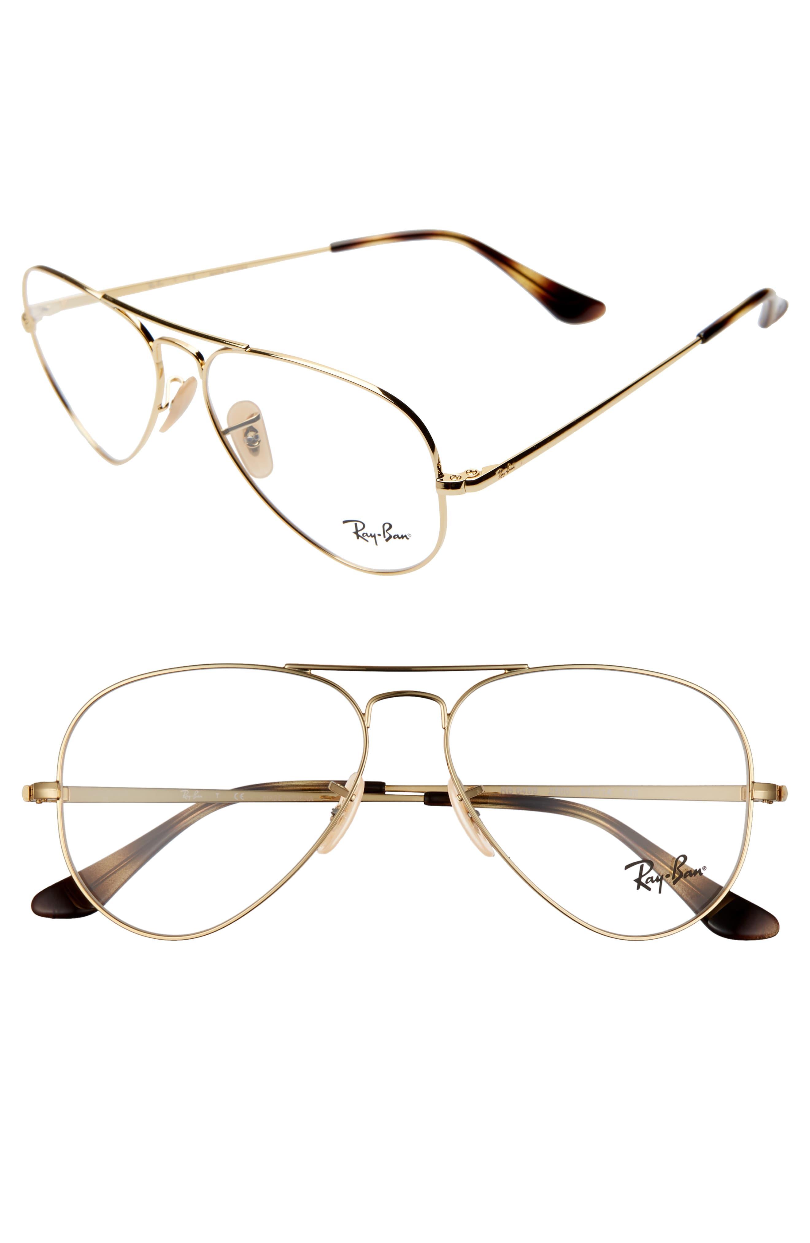 ray ban aviator optical glasses
