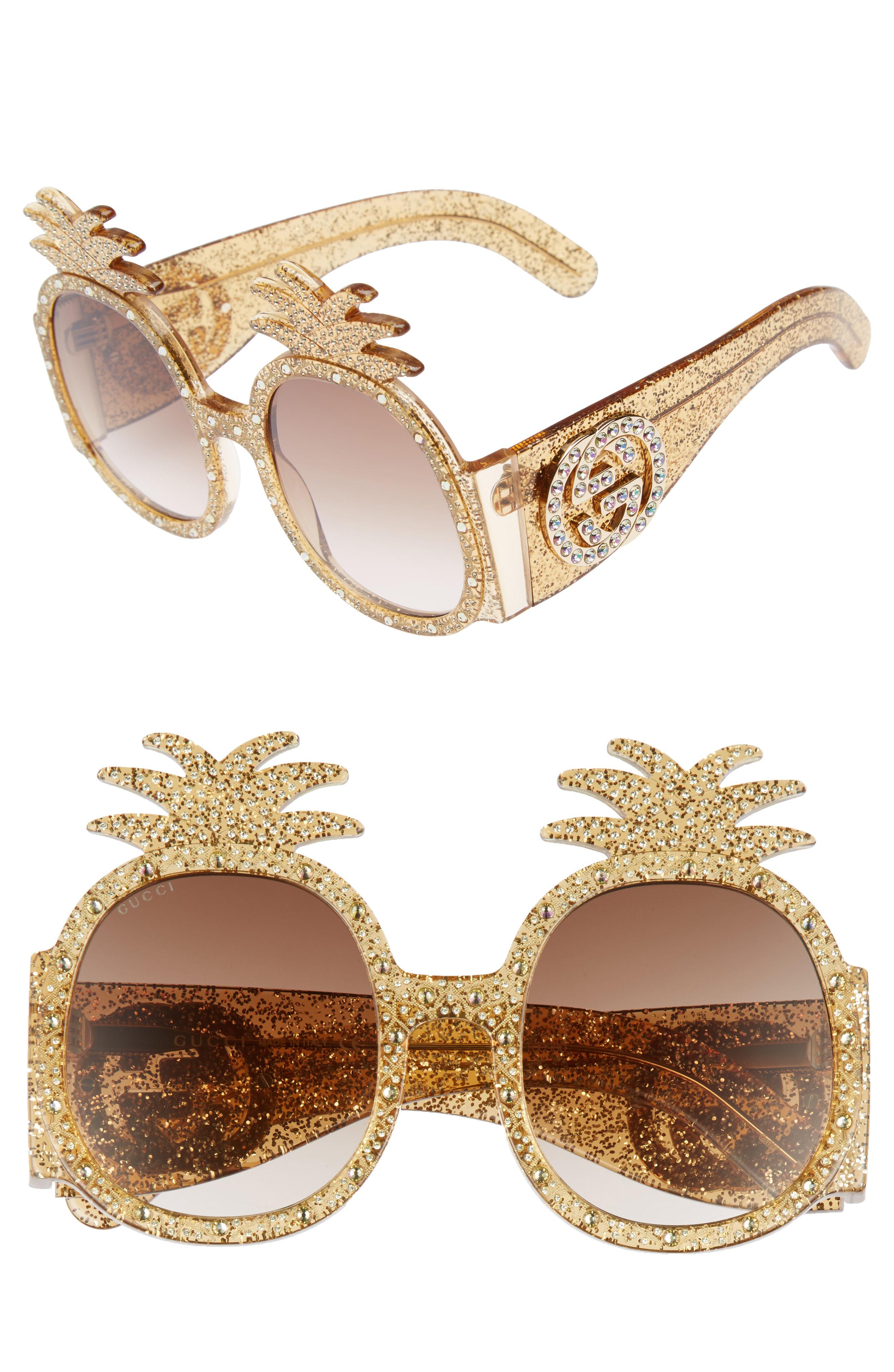 Gucci 53mm Pineapple Sunglasses - in 