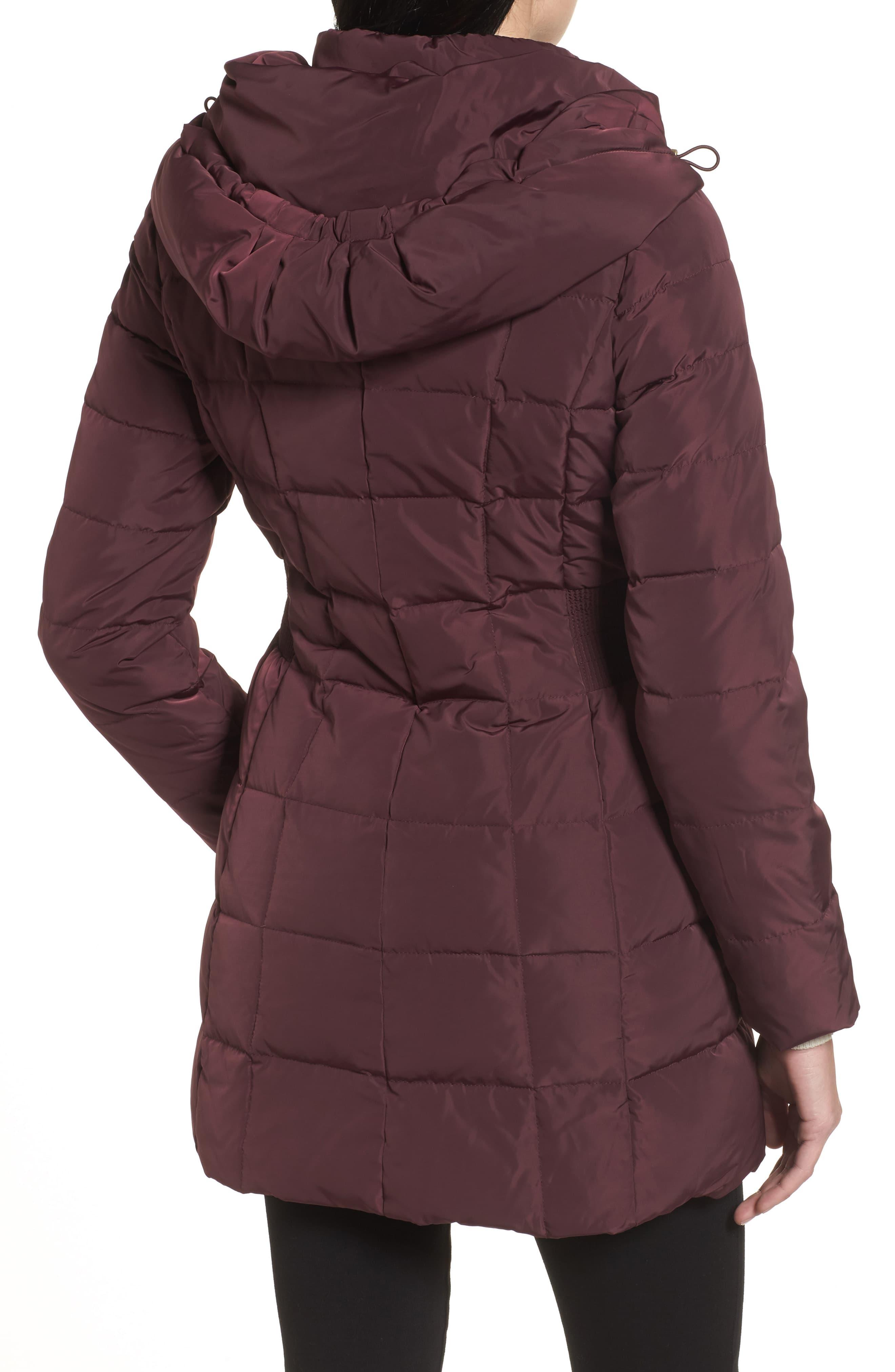 cole haan burgundy coat