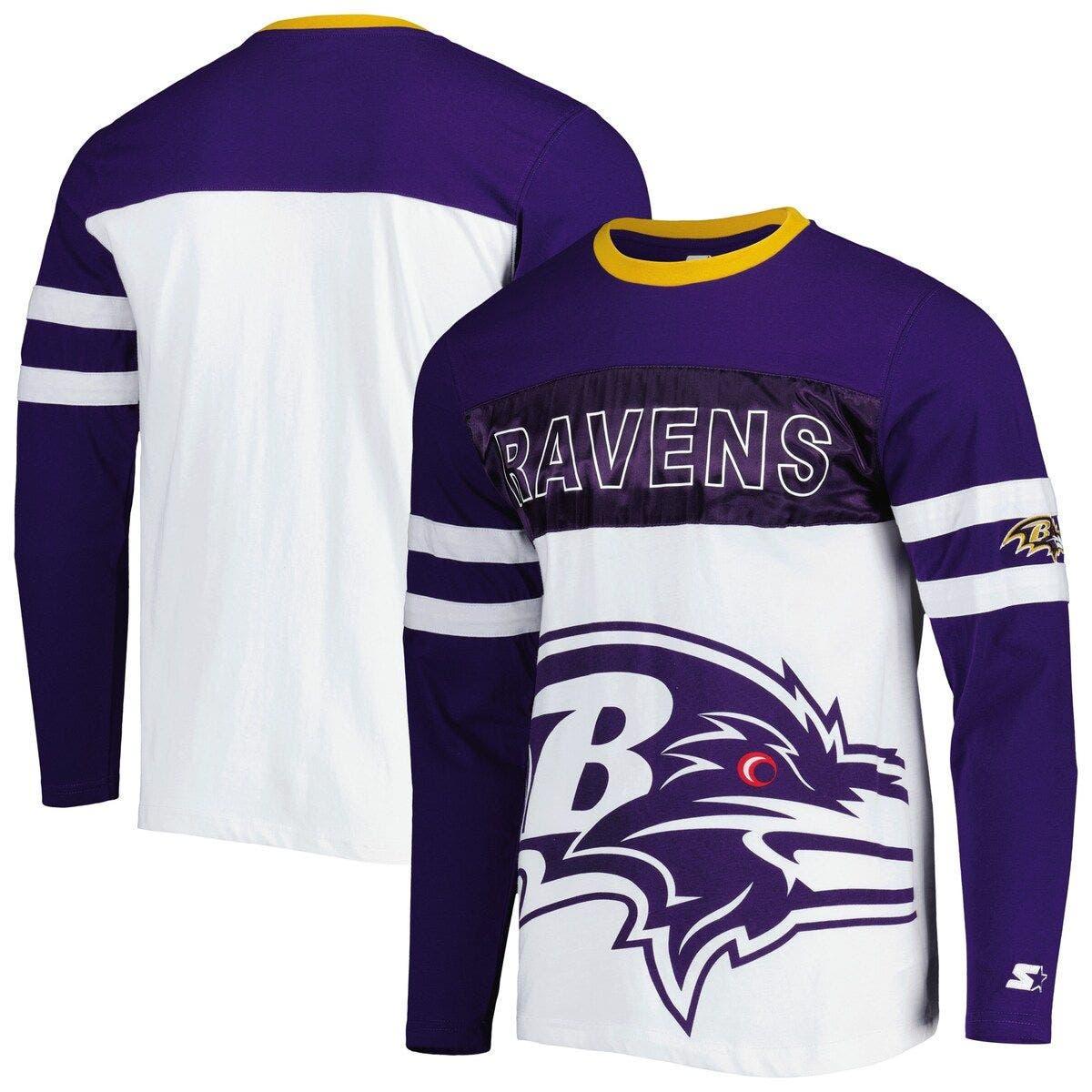 Starter /white Baltimore Ravens Halftime Long Sleeve T-shirt At Nordstrom  in Blue for Men