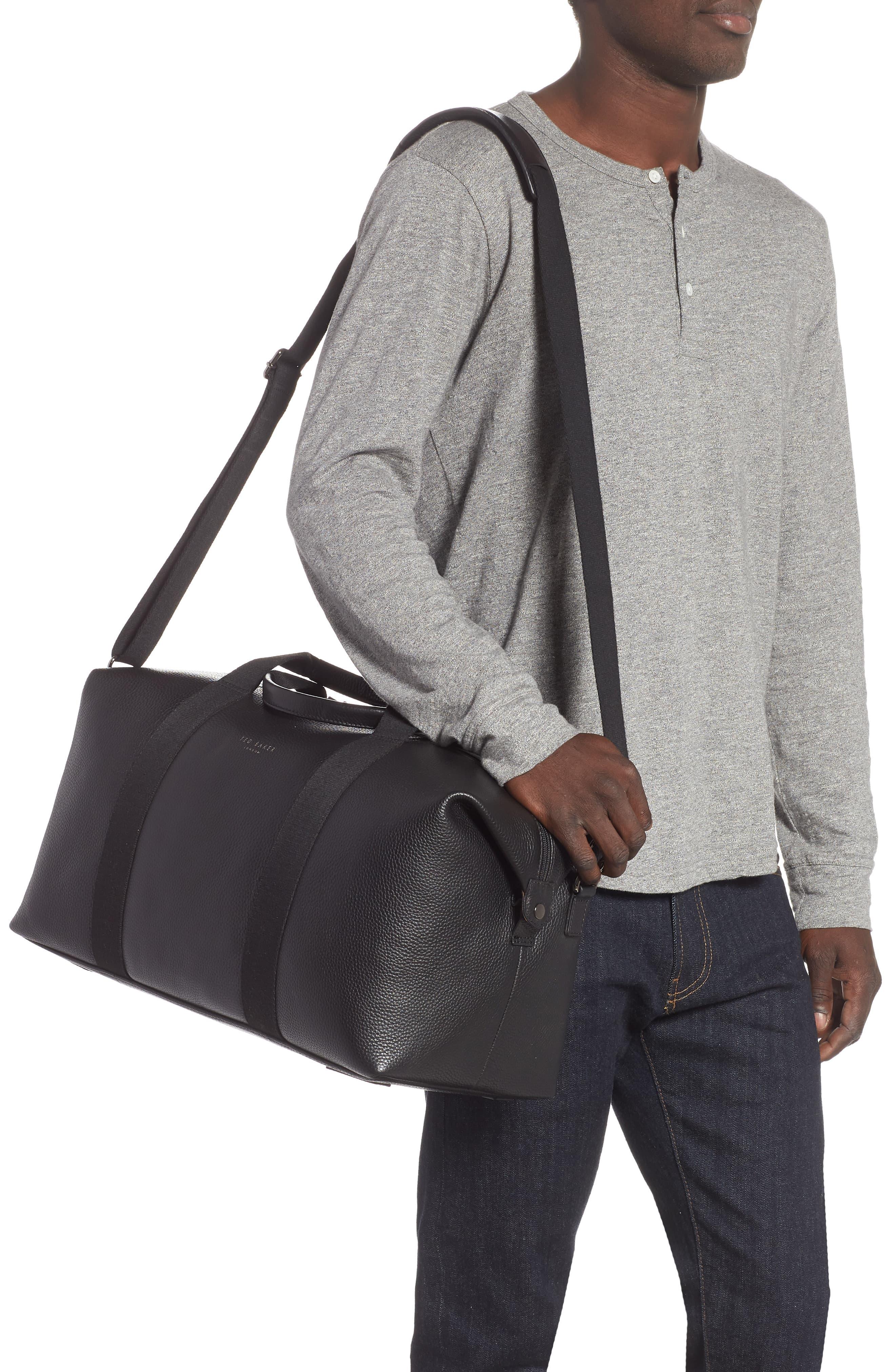 ted baker holding leather holdall