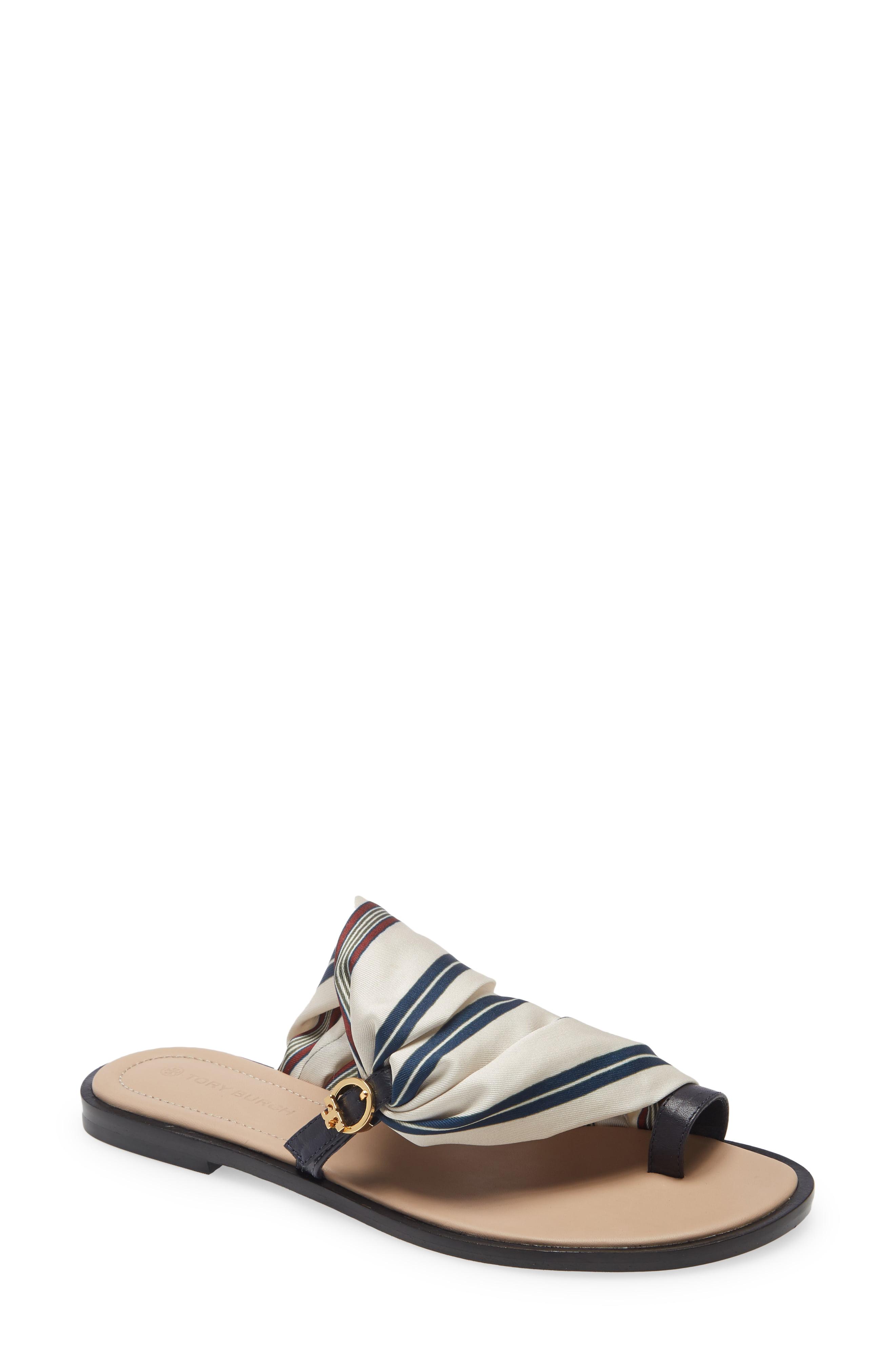 selby scarf sandal tory burch