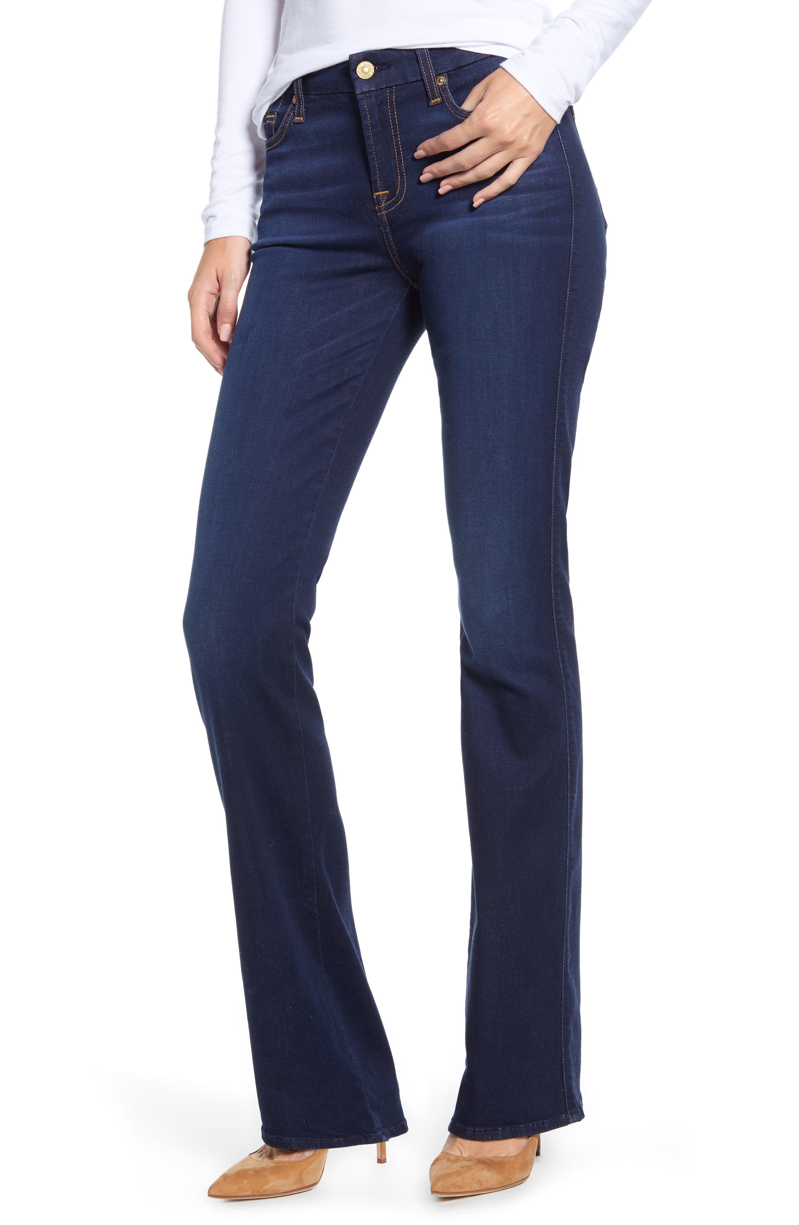 7 For All Mankind Denim 7 For All Mankind 'slim Illusion Luxe - Kimmie' Bootcut Jeans in Blue - Lyst