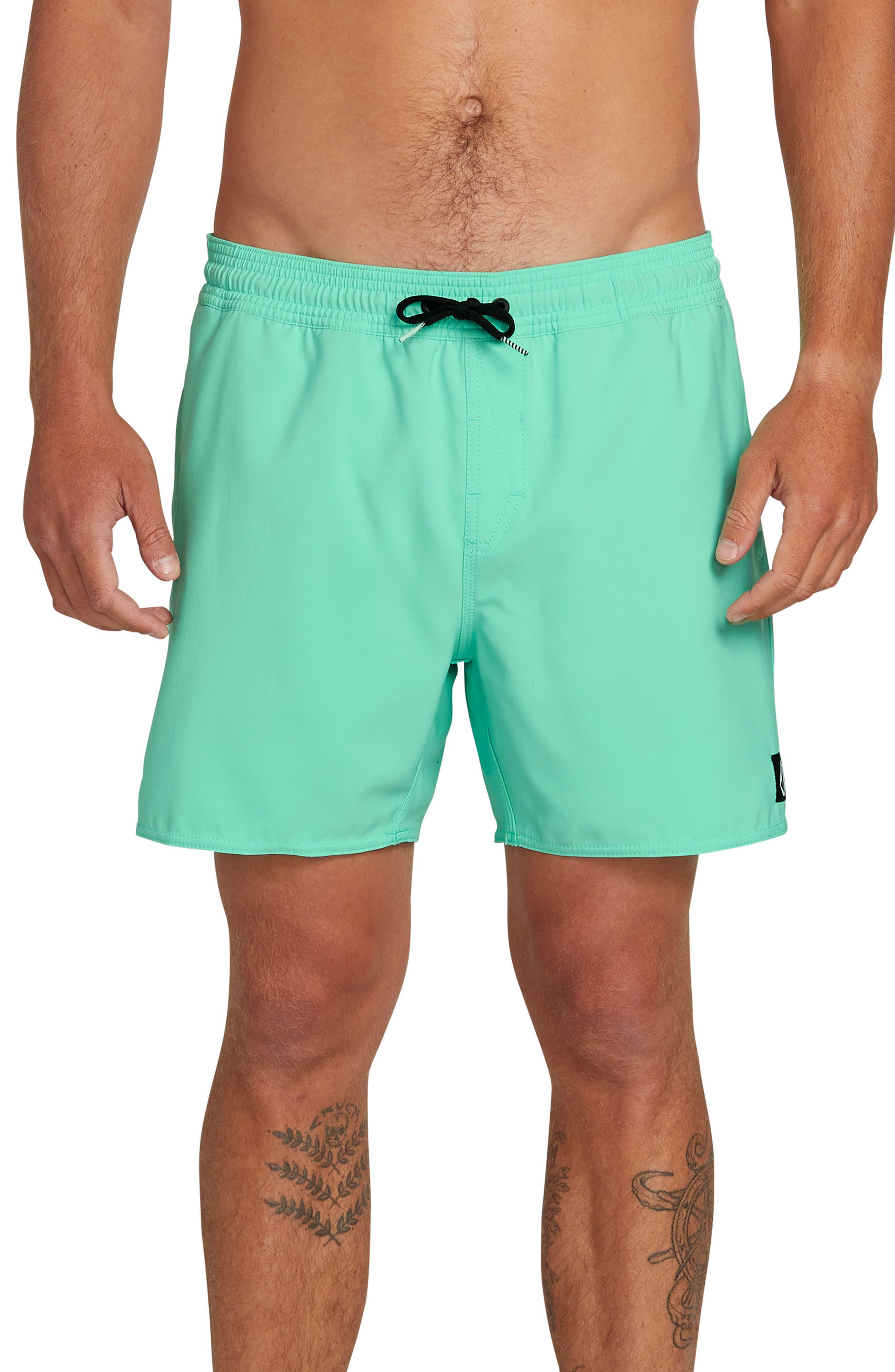Volcom Lido Volley Swim Shorts in Green for Men - Lyst