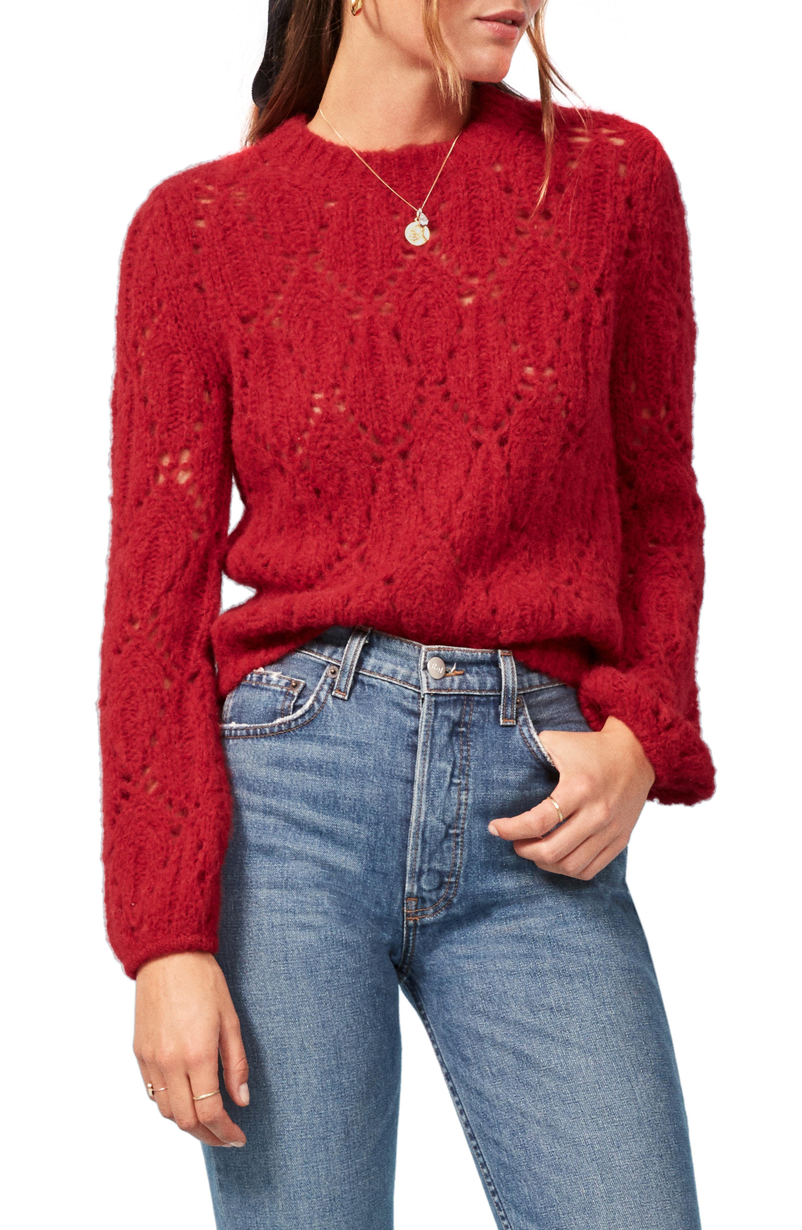 reformation jessie sweater