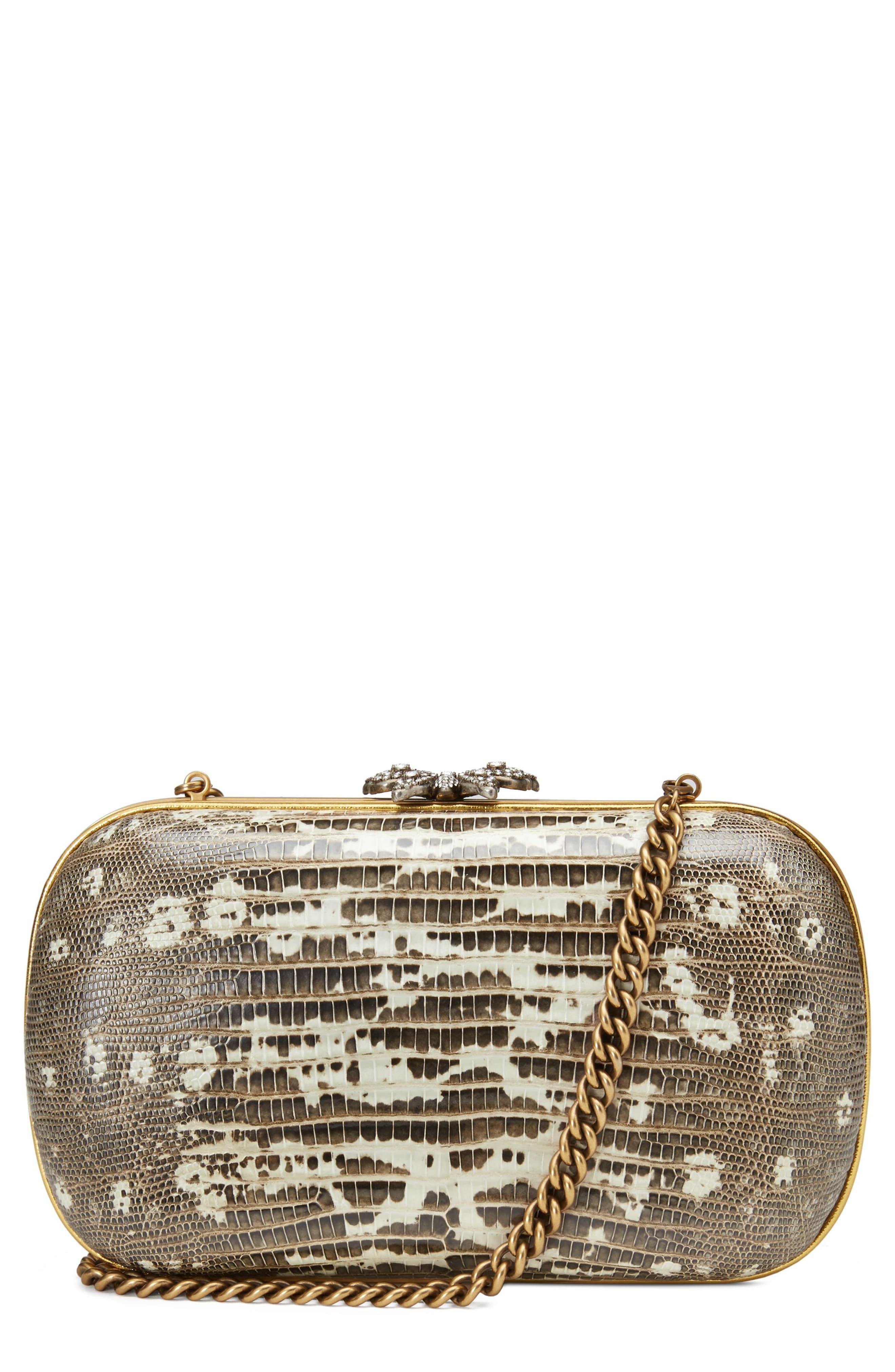 gucci butterfly clutch