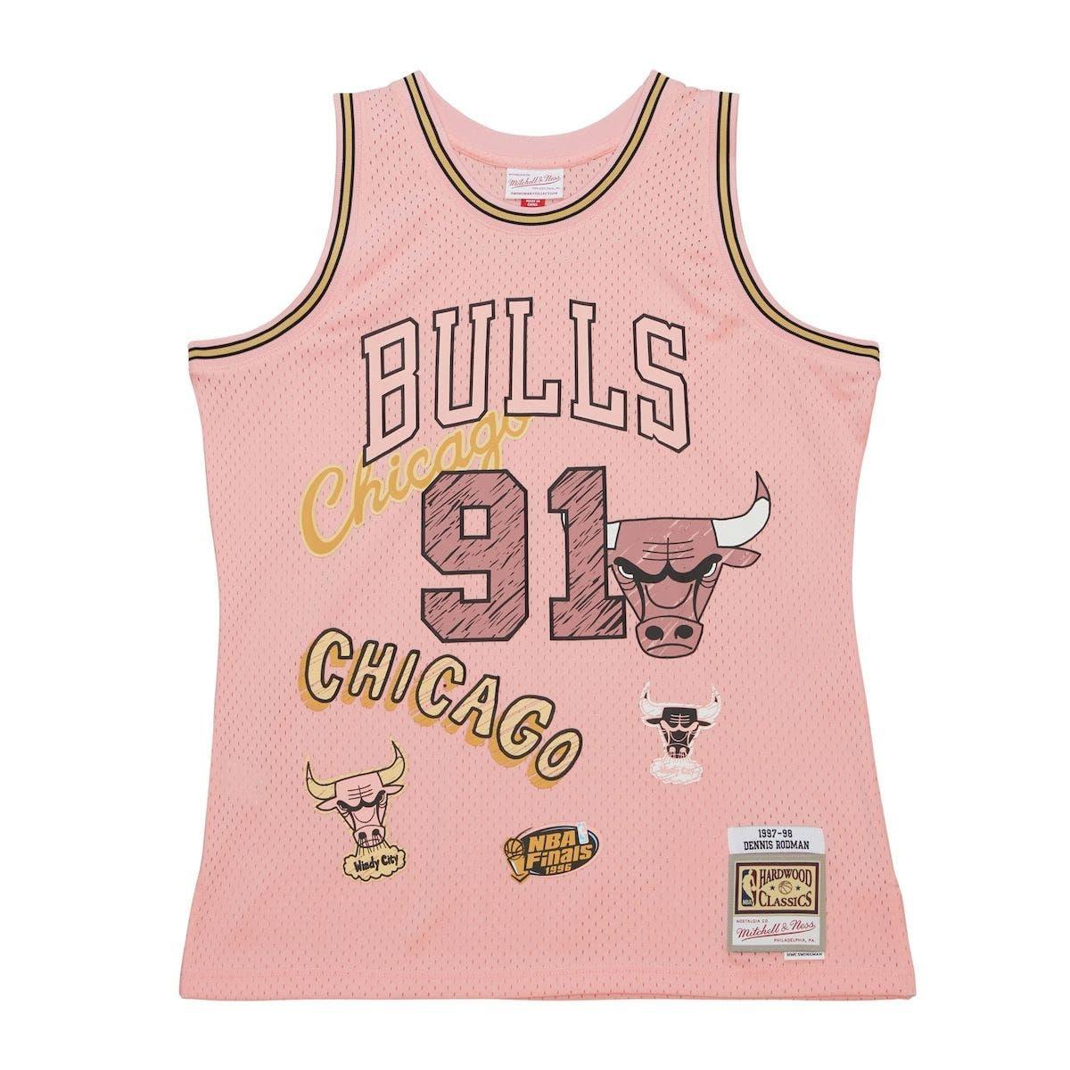 BJ Armstrong Jersey  Chicago Bulls 1990-91 Mitchell & Ness Red Throwback  Swingman Jersey