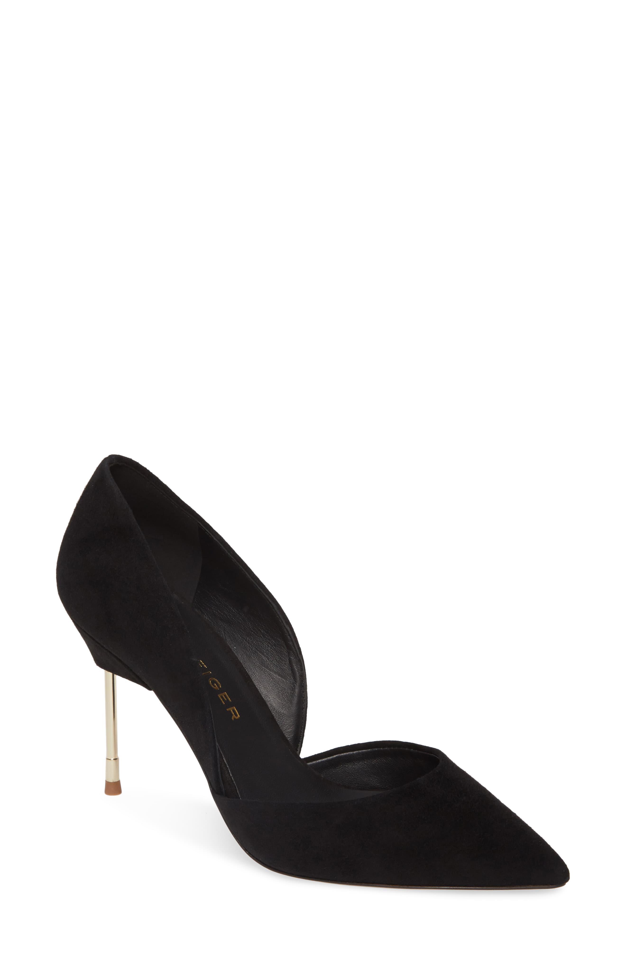 kurt geiger bond black suede