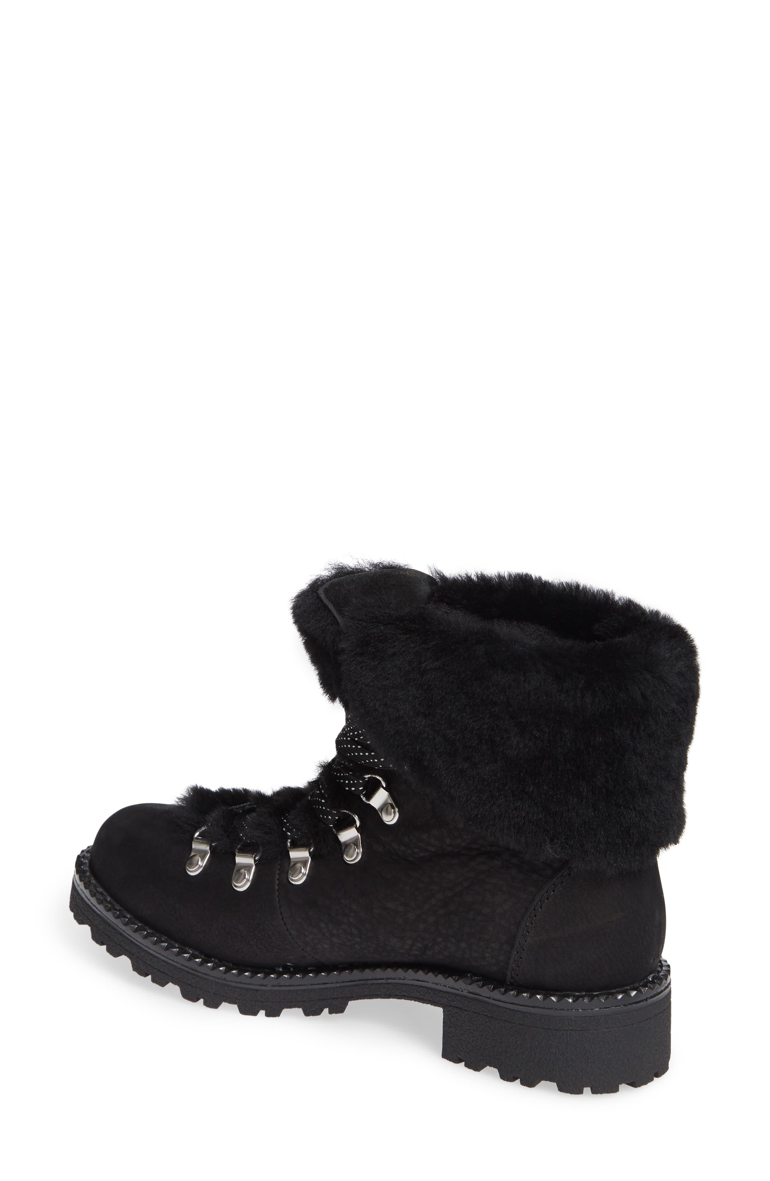 nordic genuine shearling cuff winter boot