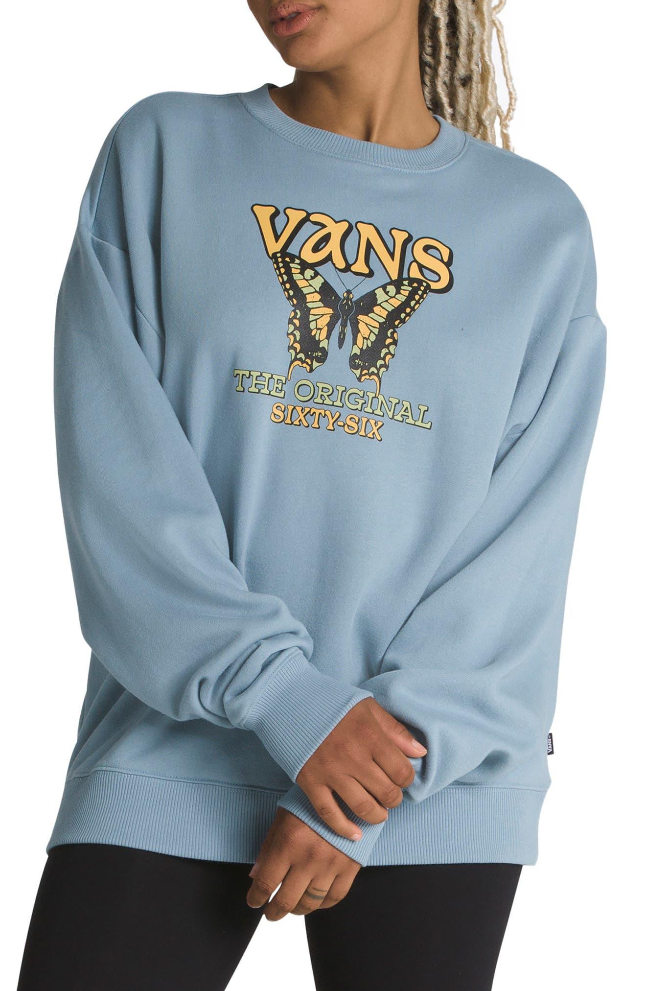 Vans Natural Fly Graphic Sweatshirt in Blue Lyst