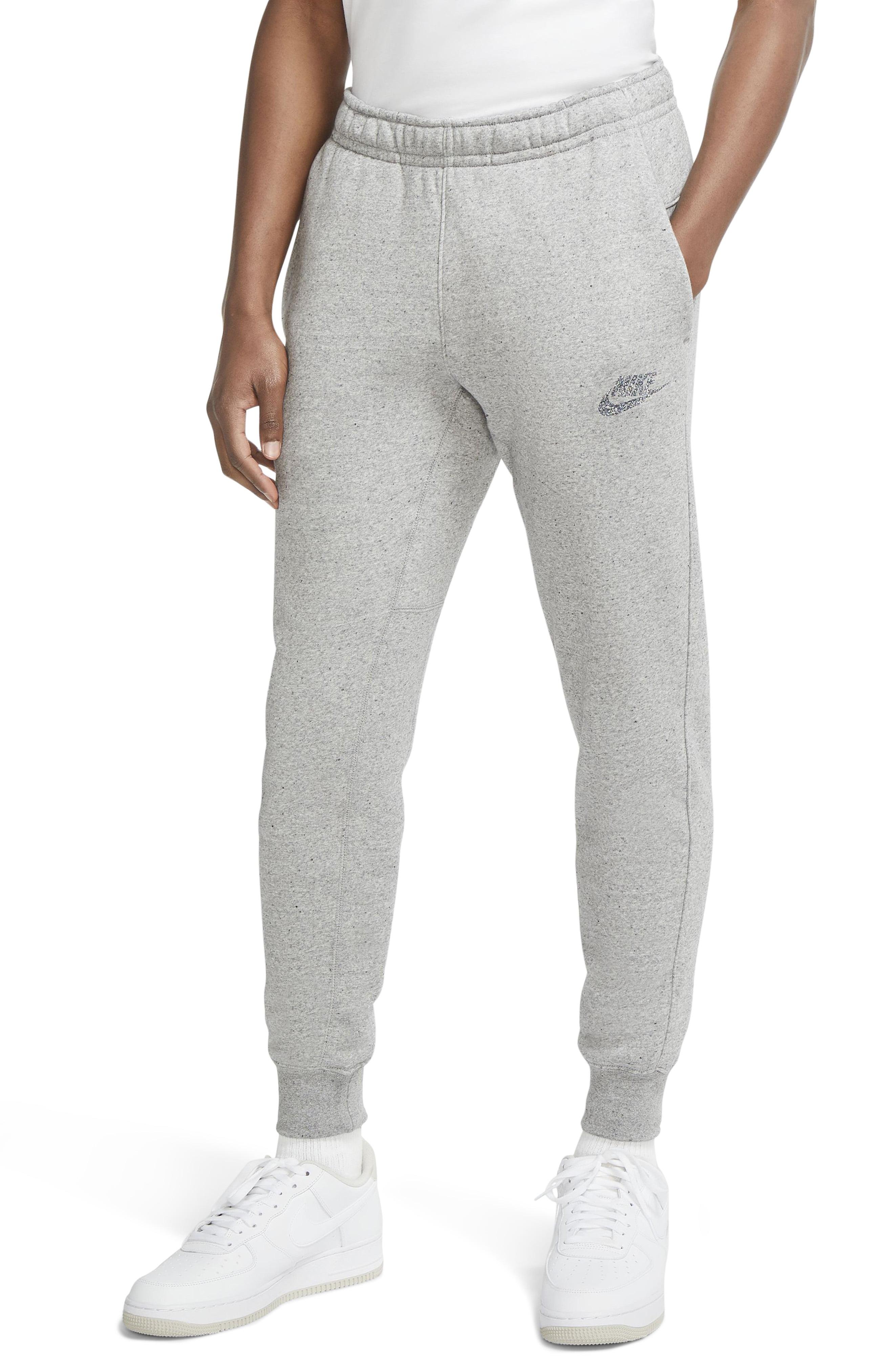 Nike Fleece Sportswear Jogger Pants in Gray for Men Lyst