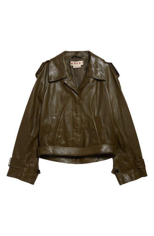 【MARNI】LEATHER JACKET レザージャケット ★関税送料込み★ Marni レザー ジャケット | ブラック | FARFETCH JP
