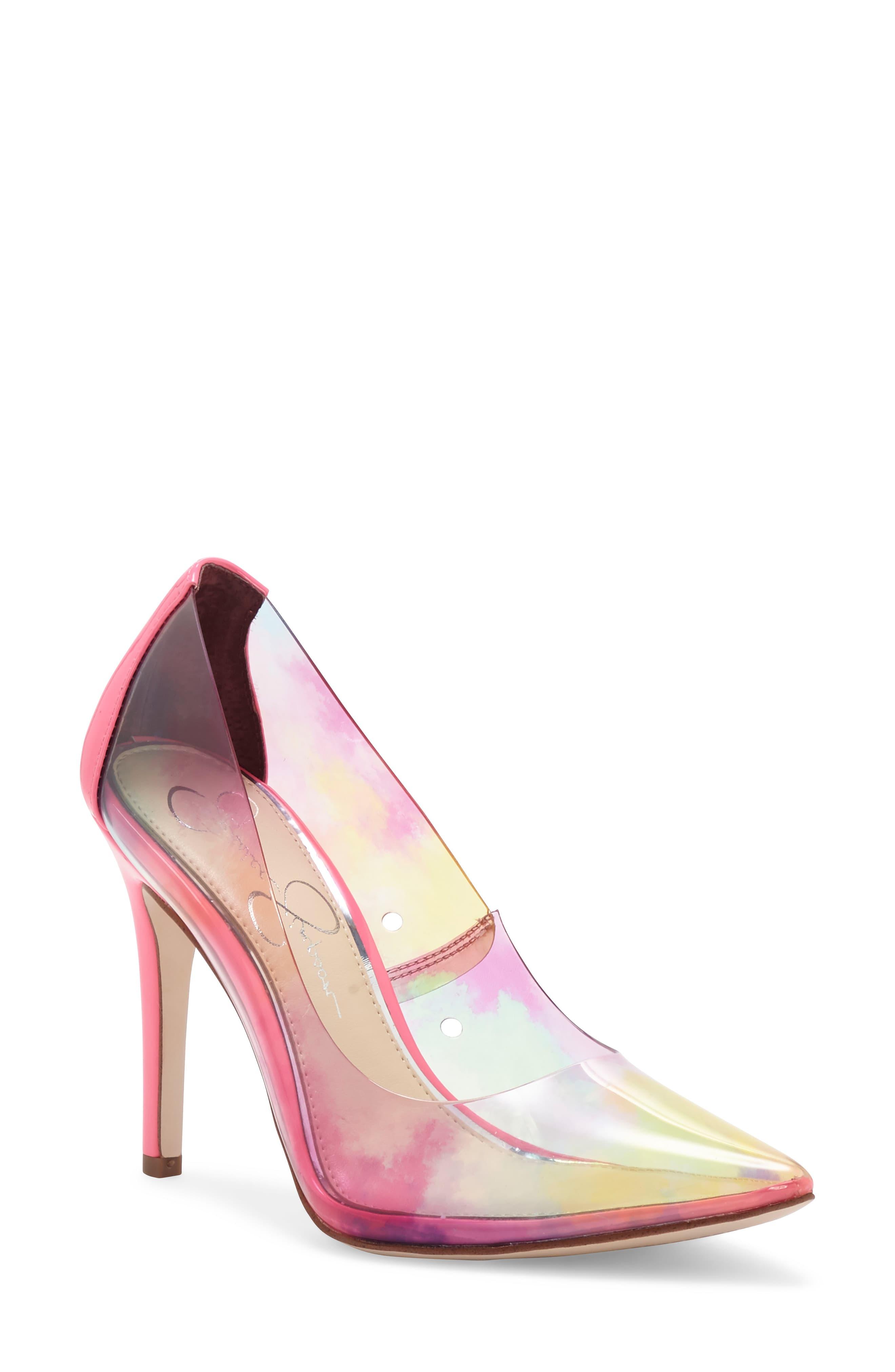 jessica simpson hot pink heels