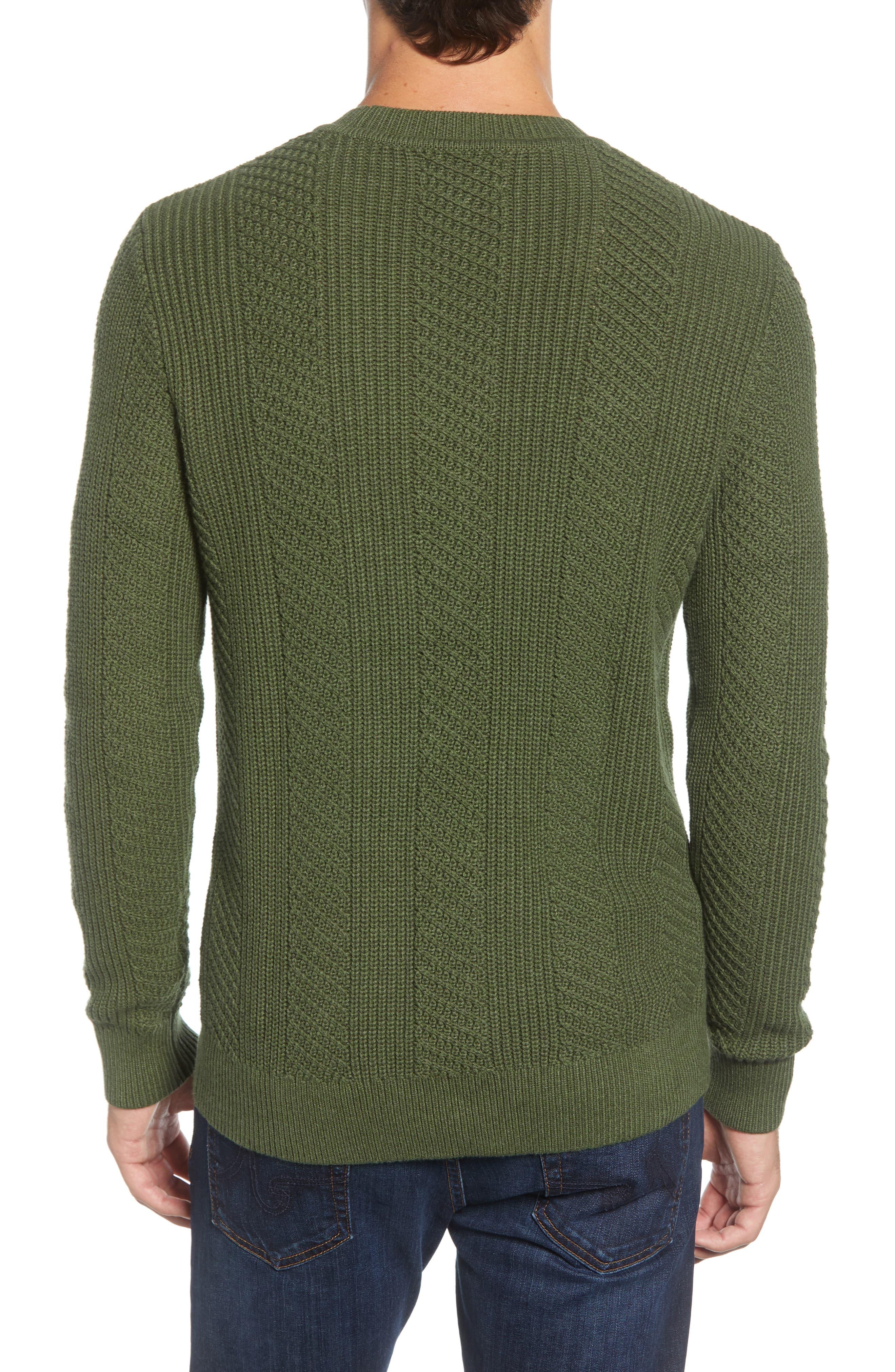 Bonobos Slim Fit Cotton & Cashmere Crewneck Sweater in Green for Men Lyst