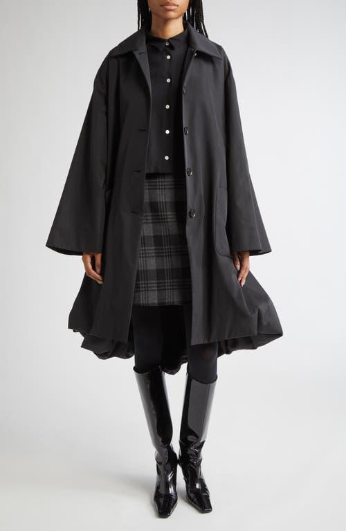 Proenza Schouler ネイビー ウール ピーコート ウールミックスワイドシルエットピーコート RASW ピーコート