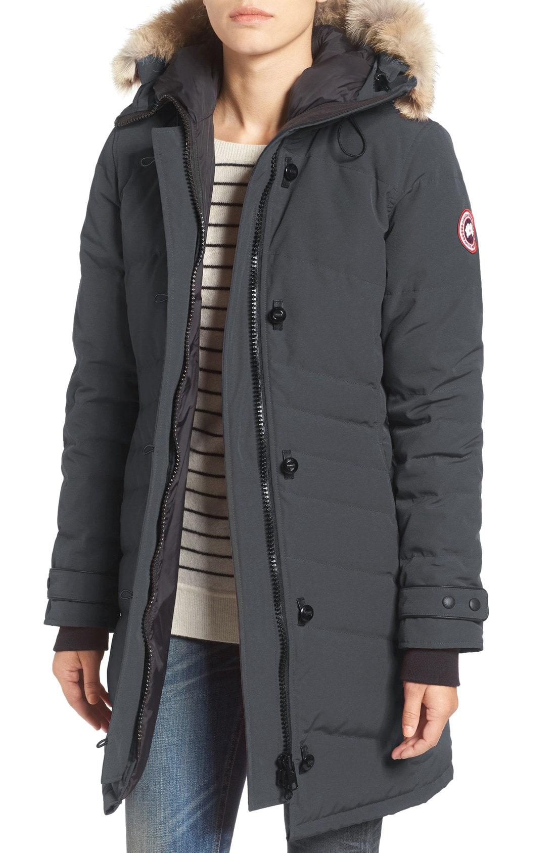 Canada Goose 'lorette' Hooded Down Parka With Genuine Coyote Fur Trim ...