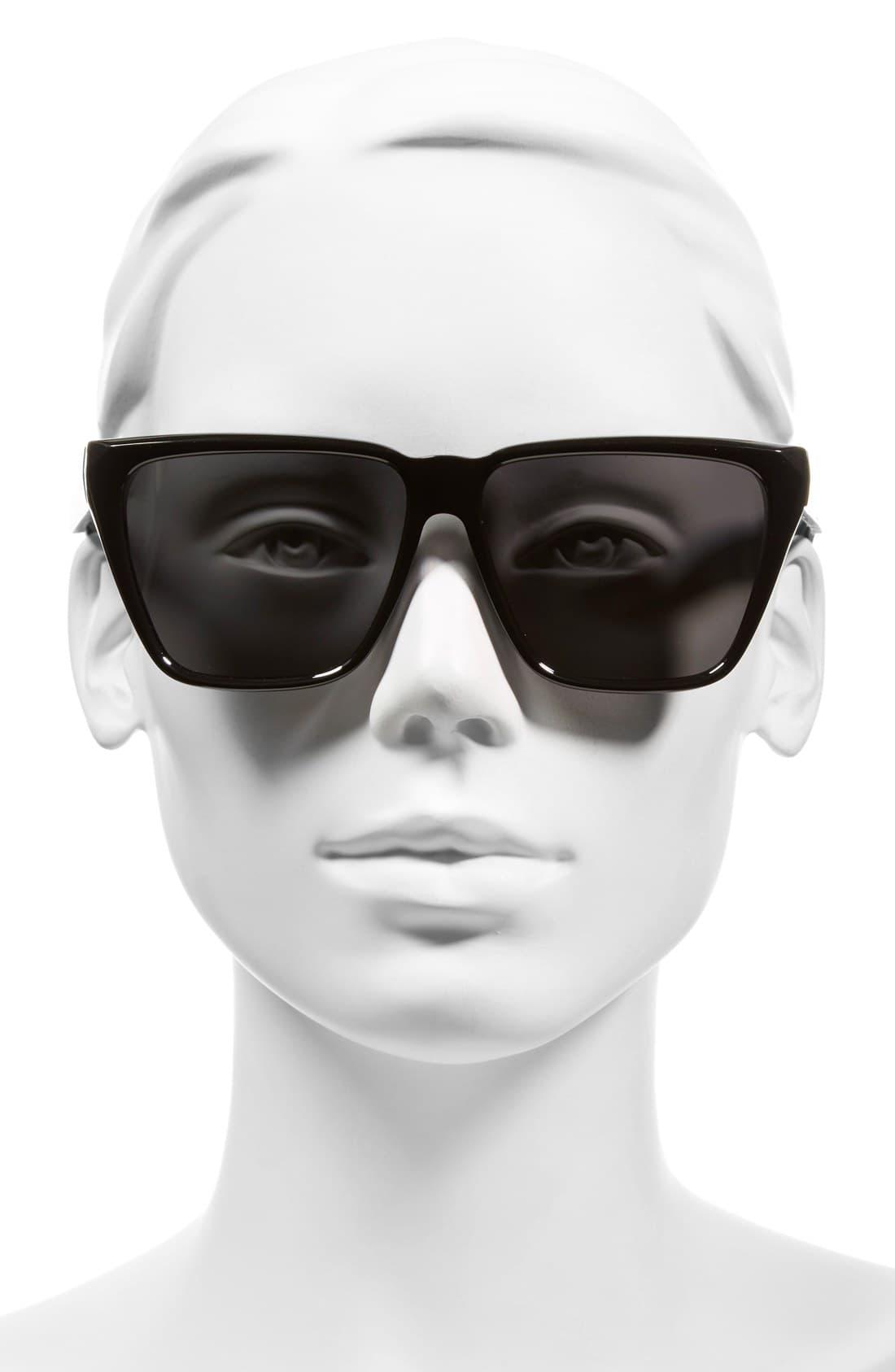 58mm flat top sunglasses givenchy