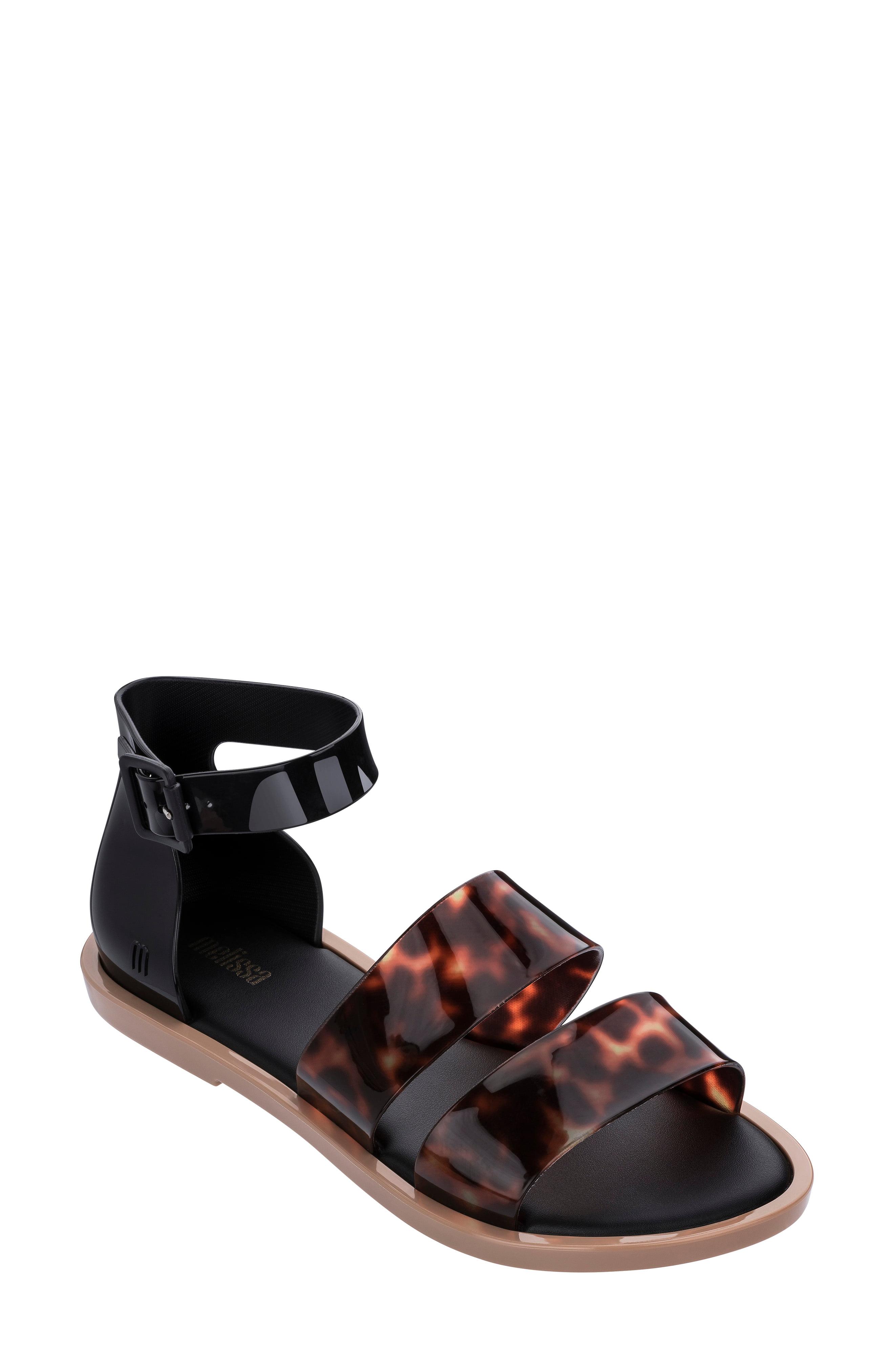 chunky jelly flat sandals
