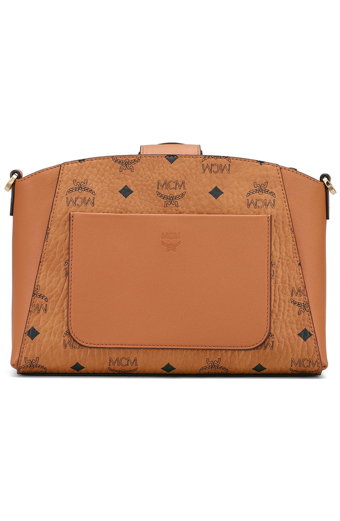 small essential visetos coated canvas crossbody bag