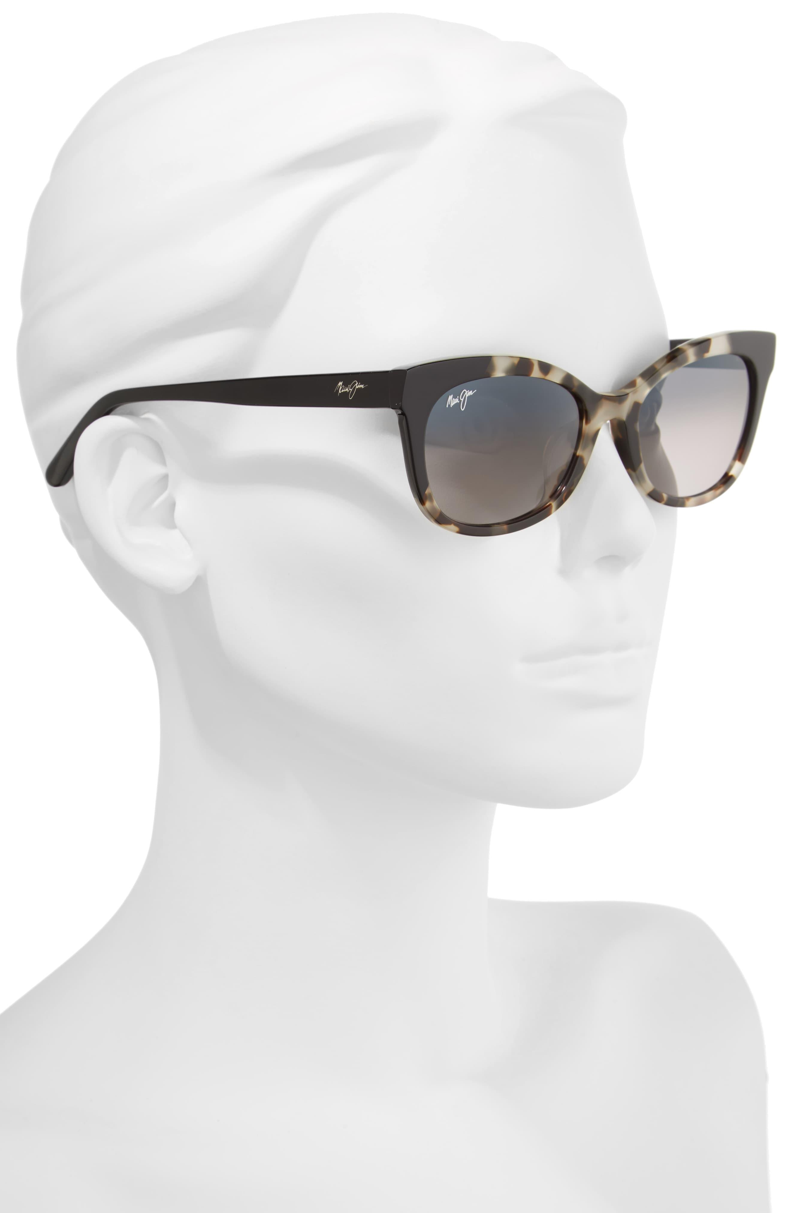 Maui Jim Ilima 53mm Polarizedplus2 Cat Eye Sunglasses in Black Lyst