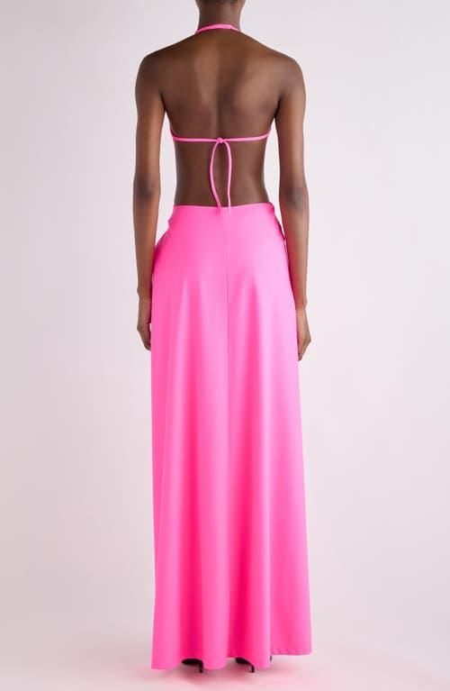 Balenciaga Tucked-In Swimwear Dress in Pink | Lyst