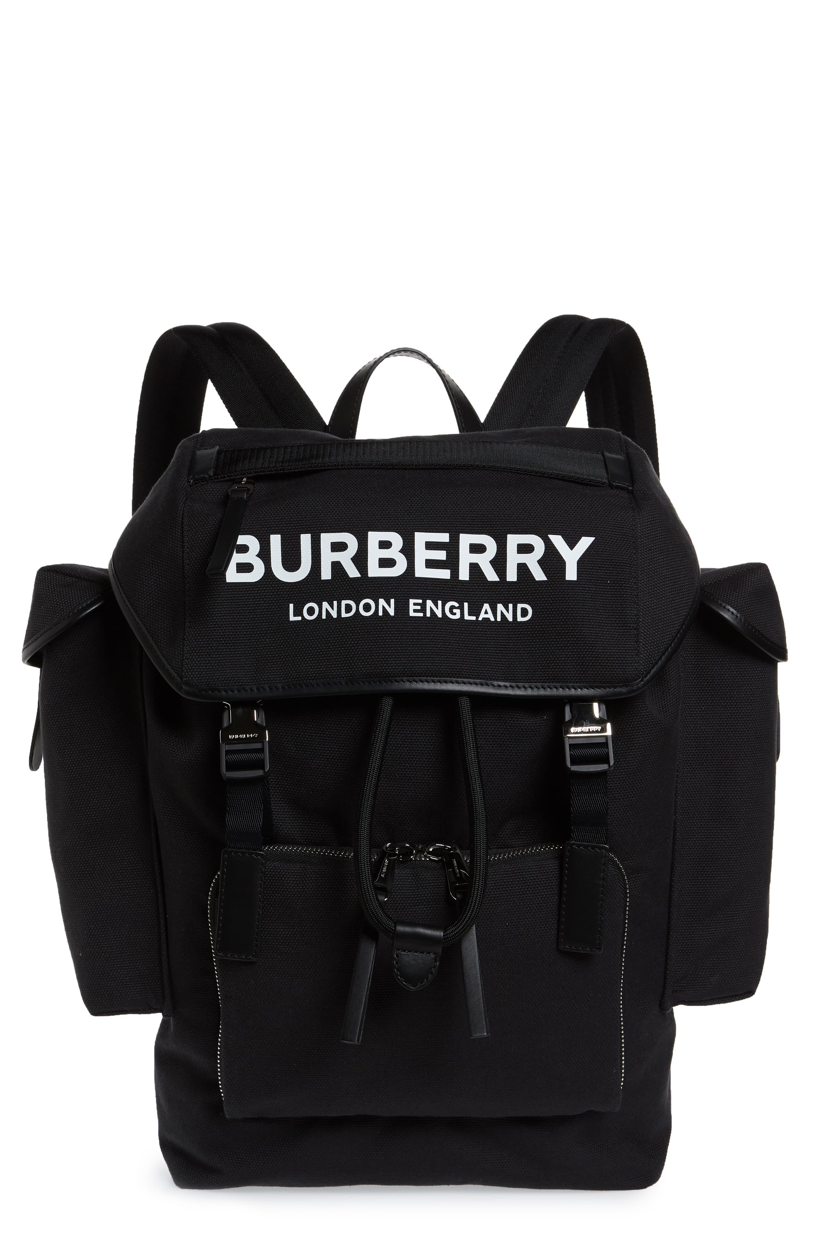 burberry backpack canvas