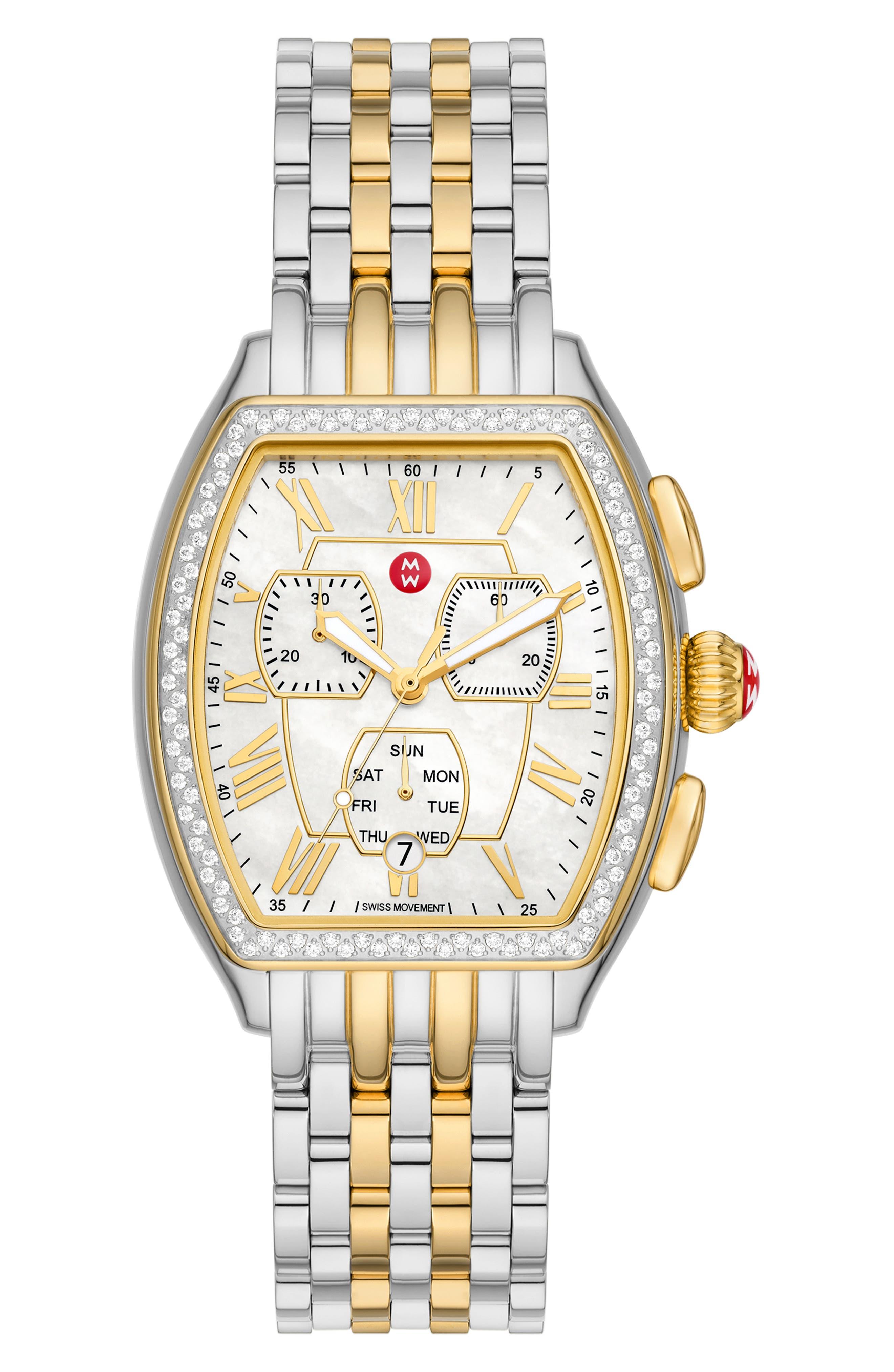 Michele releve diamond watch best sale 38mm